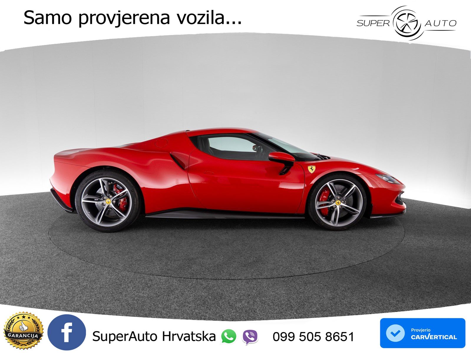 Ferrari 296 GTB 3.0 V6 (830 KS) F1 DCT