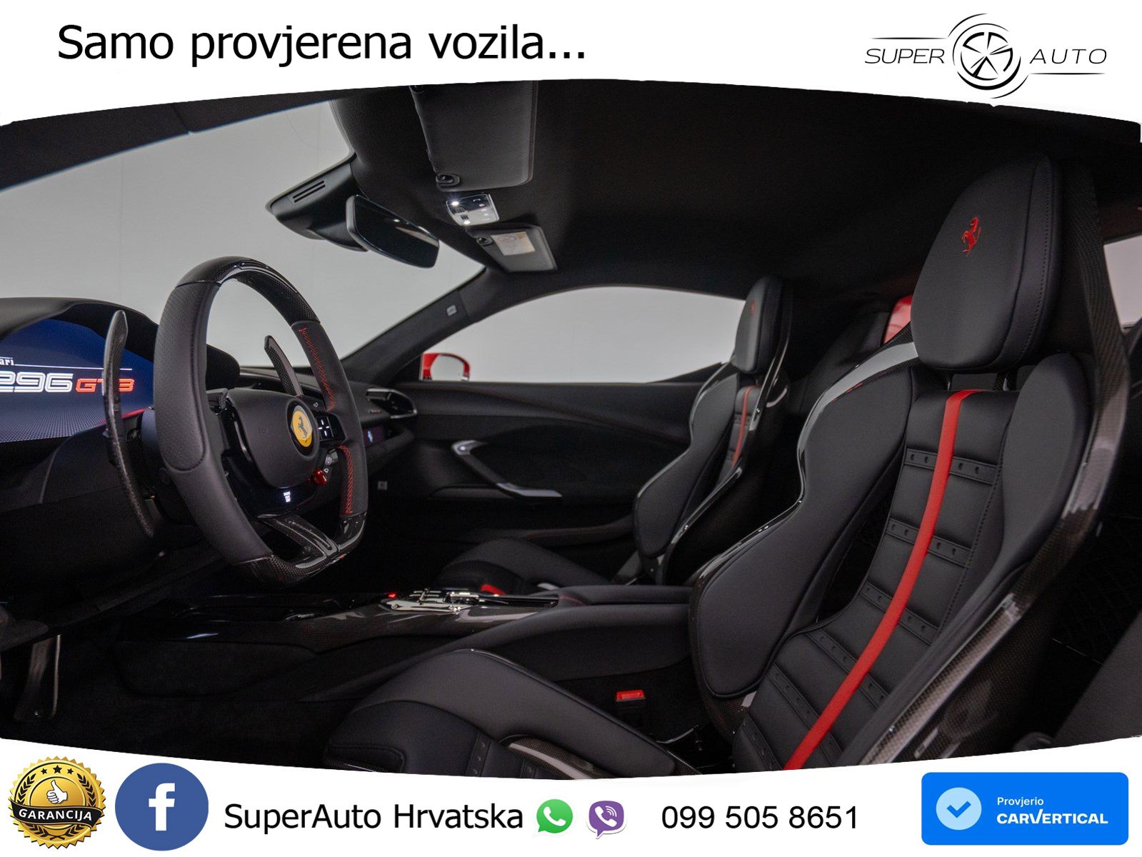 Ferrari 296 GTB 3.0 V6 (830 KS) F1 DCT