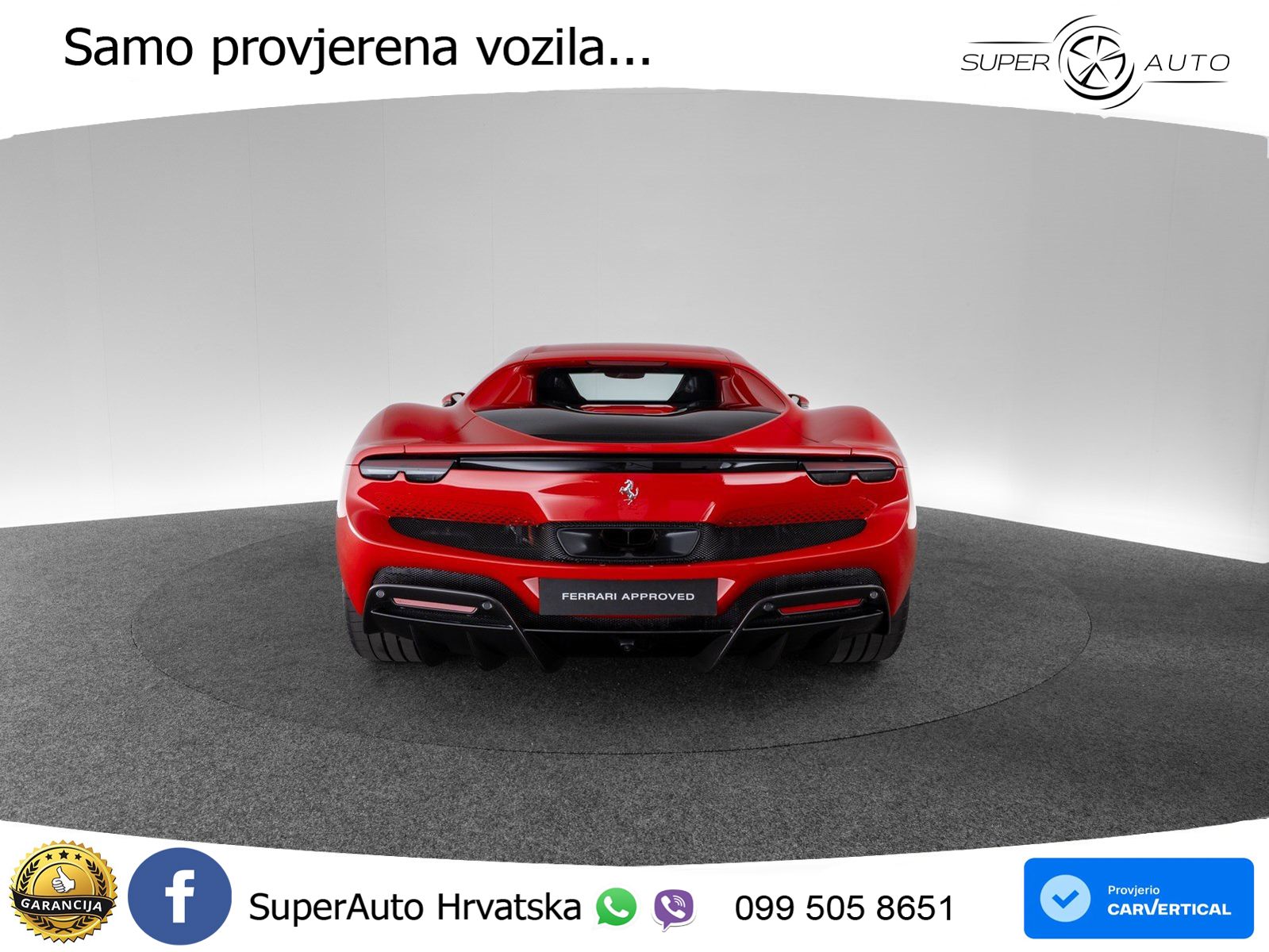 Ferrari 296 GTB 3.0 V6 (830 KS) F1 DCT