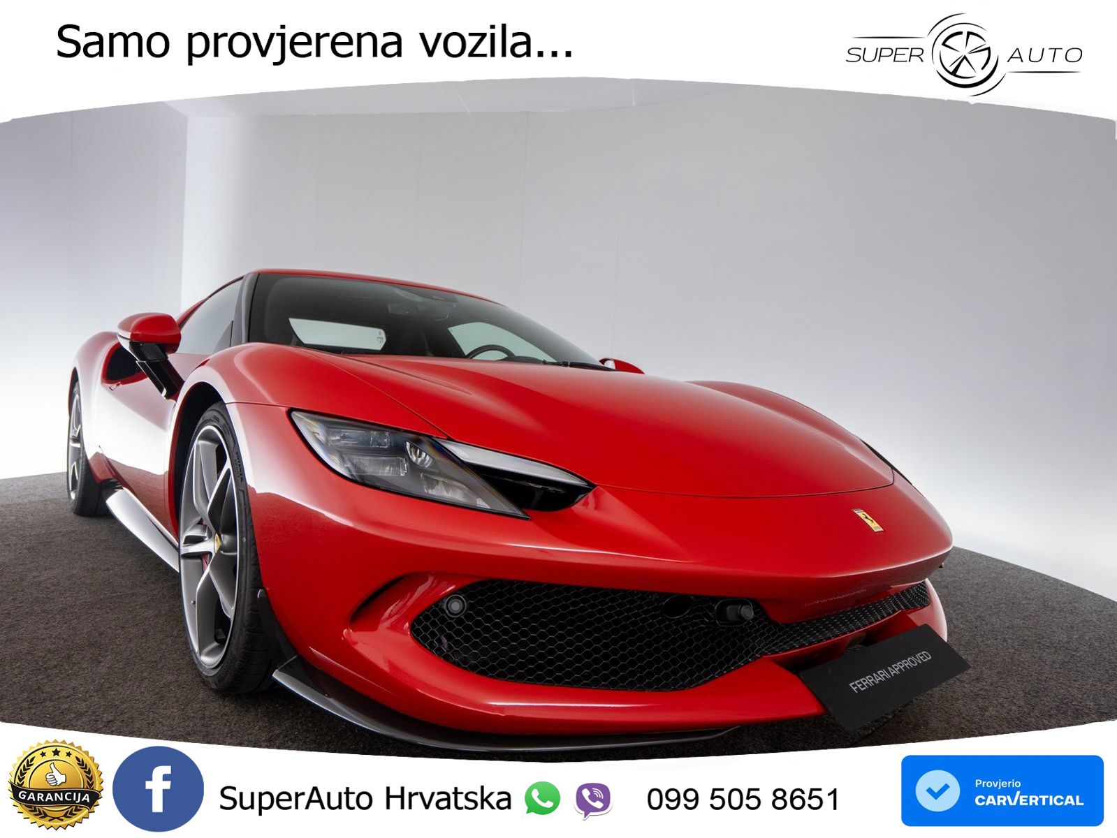 Ferrari 296 GTB 3.0 V6 (830 KS) F1 DCT