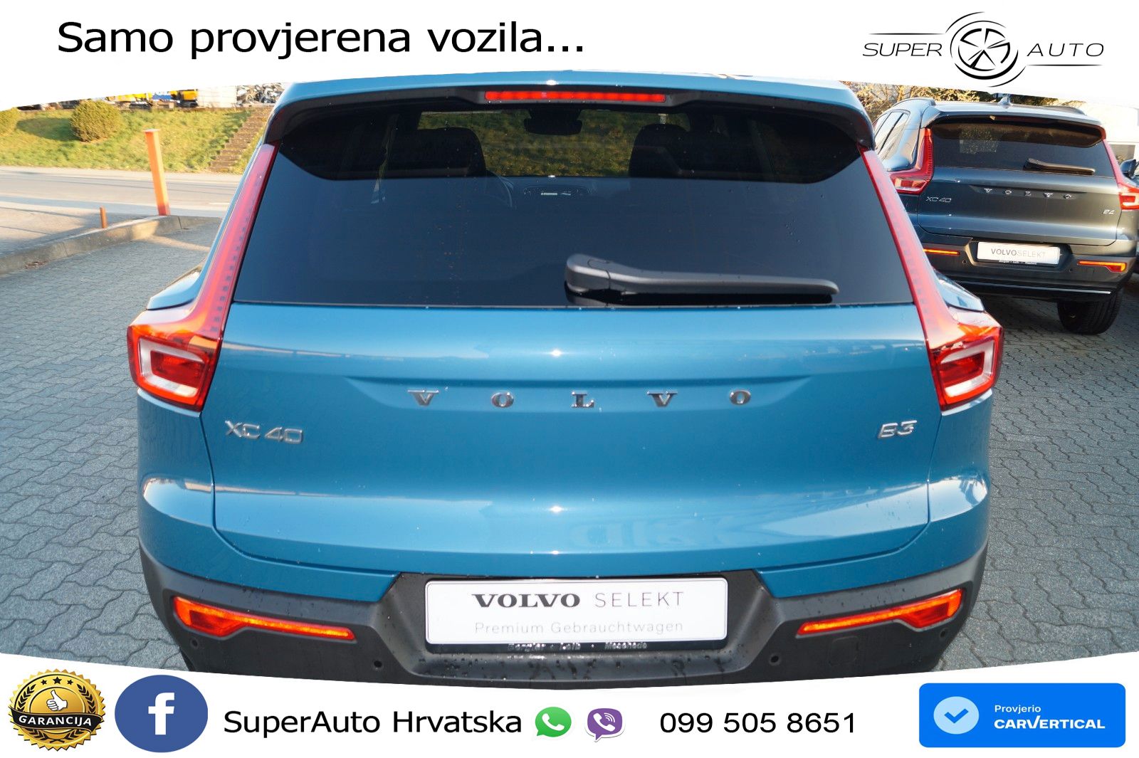Volvo XC40 2.0 B3 163 KS Automatic ACC+GR SJED+360+PANO