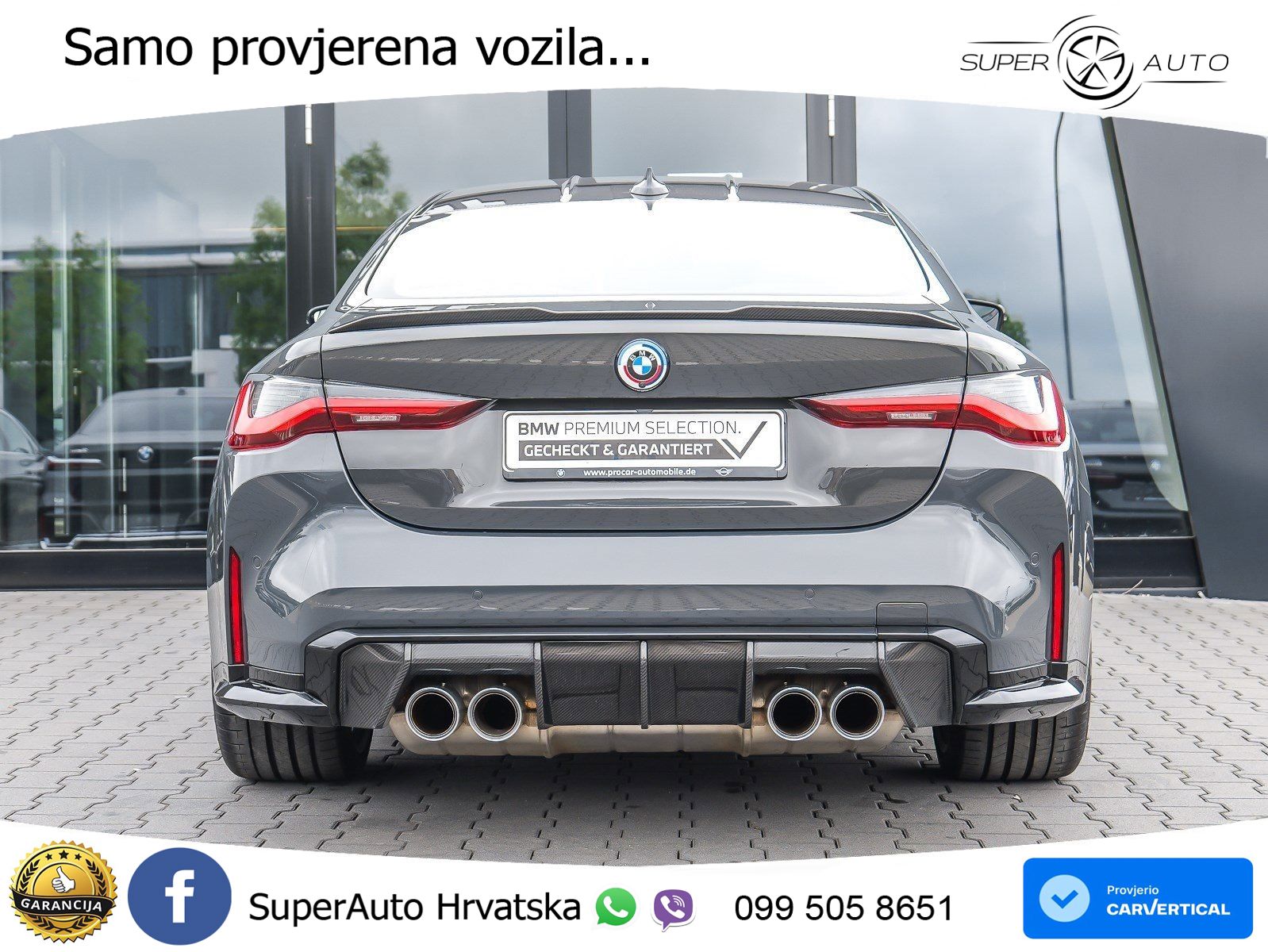 BMW M4 Competition 3.0 (510 KS) xDrive Steptronic M Sport LED+GR SJED+ACC