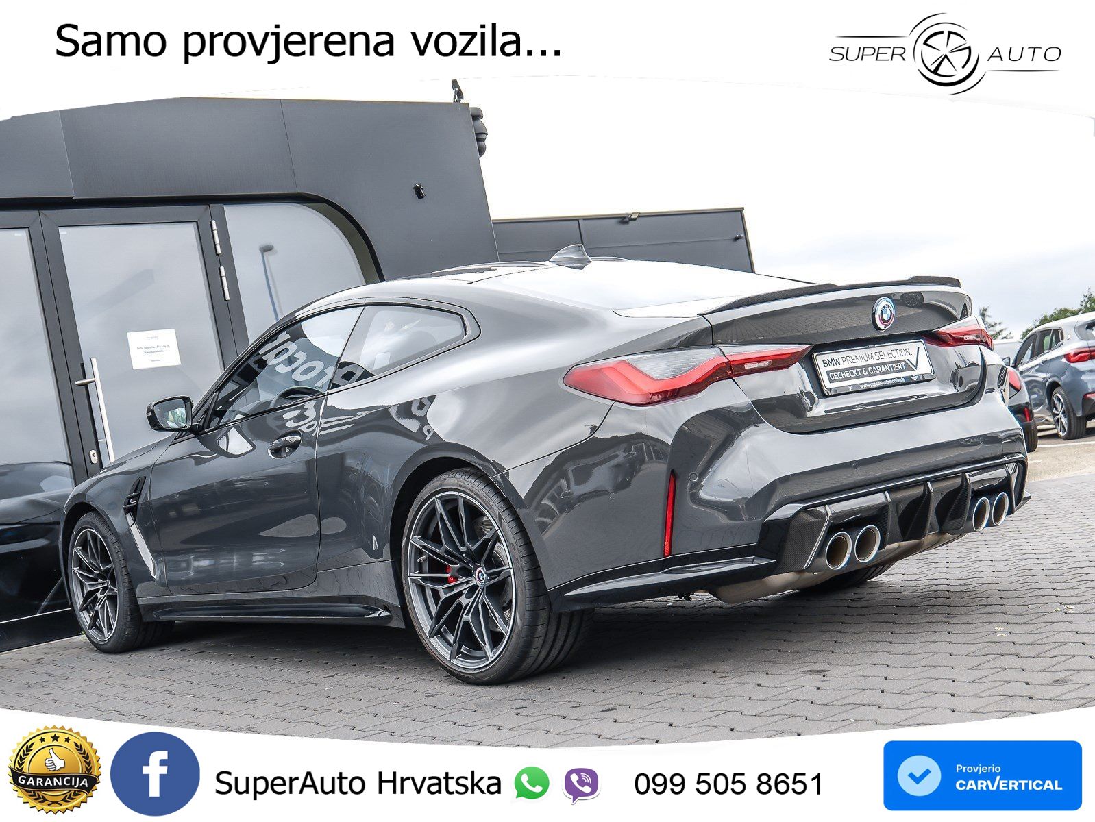 BMW M4 Competition 3.0 (510 KS) xDrive Steptronic M Sport LED+GR SJED+ACC