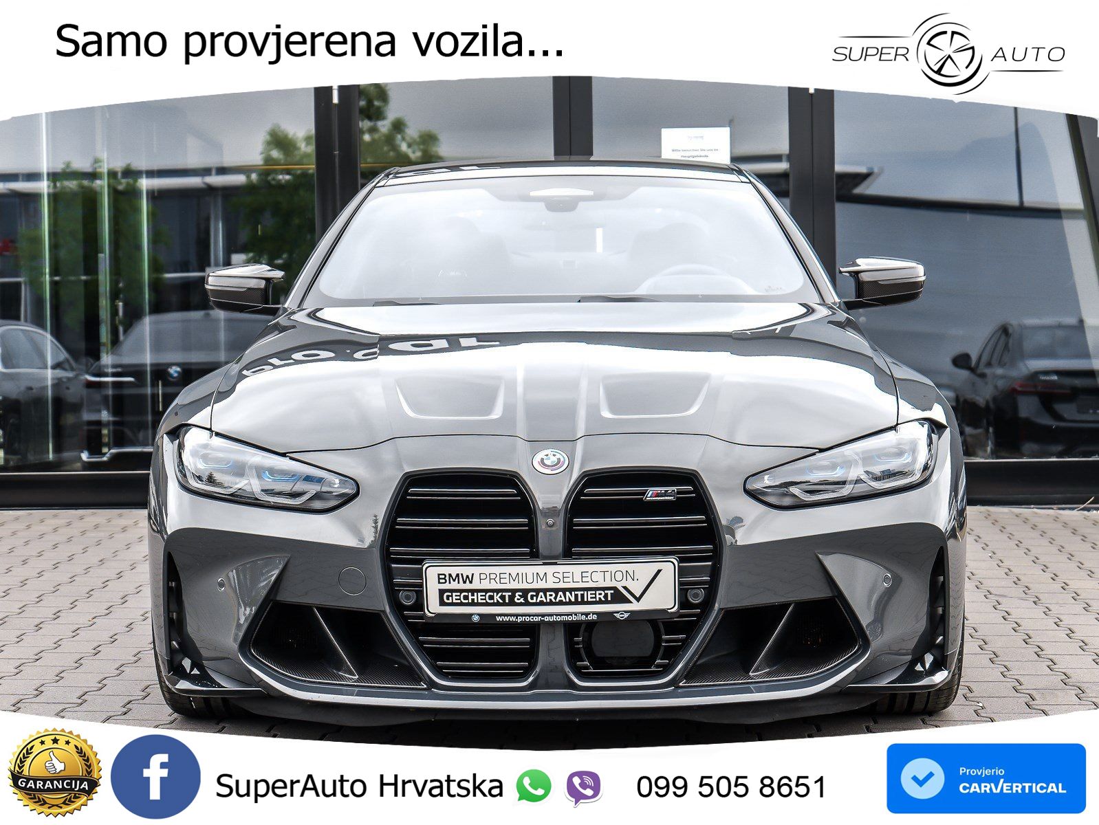 BMW M4 Competition 3.0 (510 KS) xDrive Steptronic M Sport LED+GR SJED+ACC