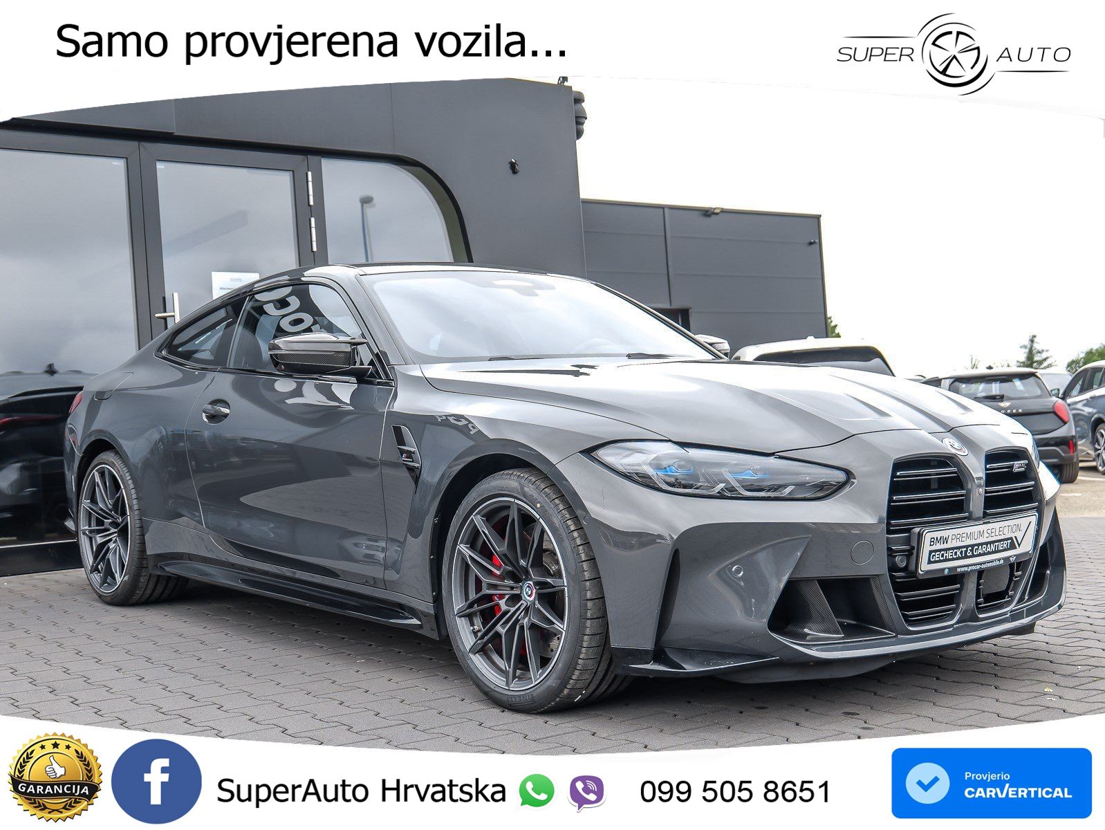 BMW M4 Competition 3.0 (510 KS) xDrive Steptronic M Sport LED+GR SJED+ACC