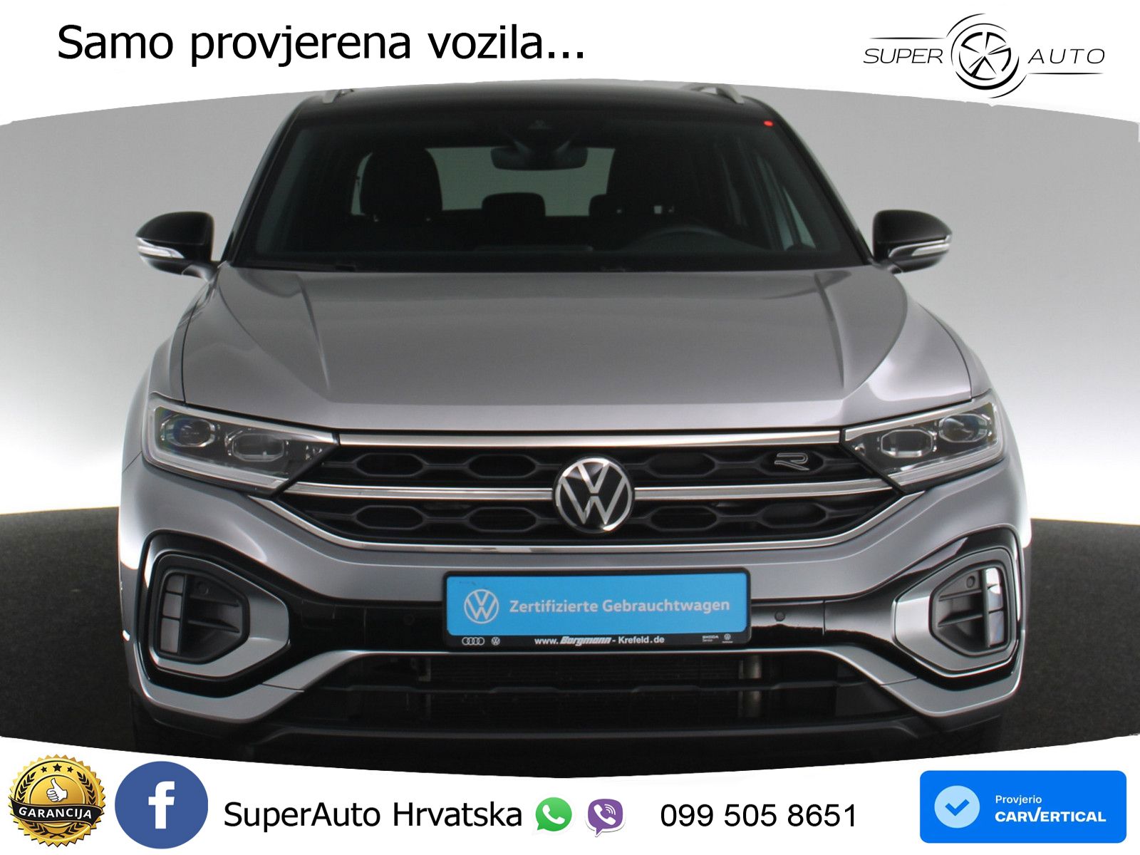 Volkswagen T-Roc 1.5 TSI (150 KS) DSG R-Line LED+GR SJED+ACC