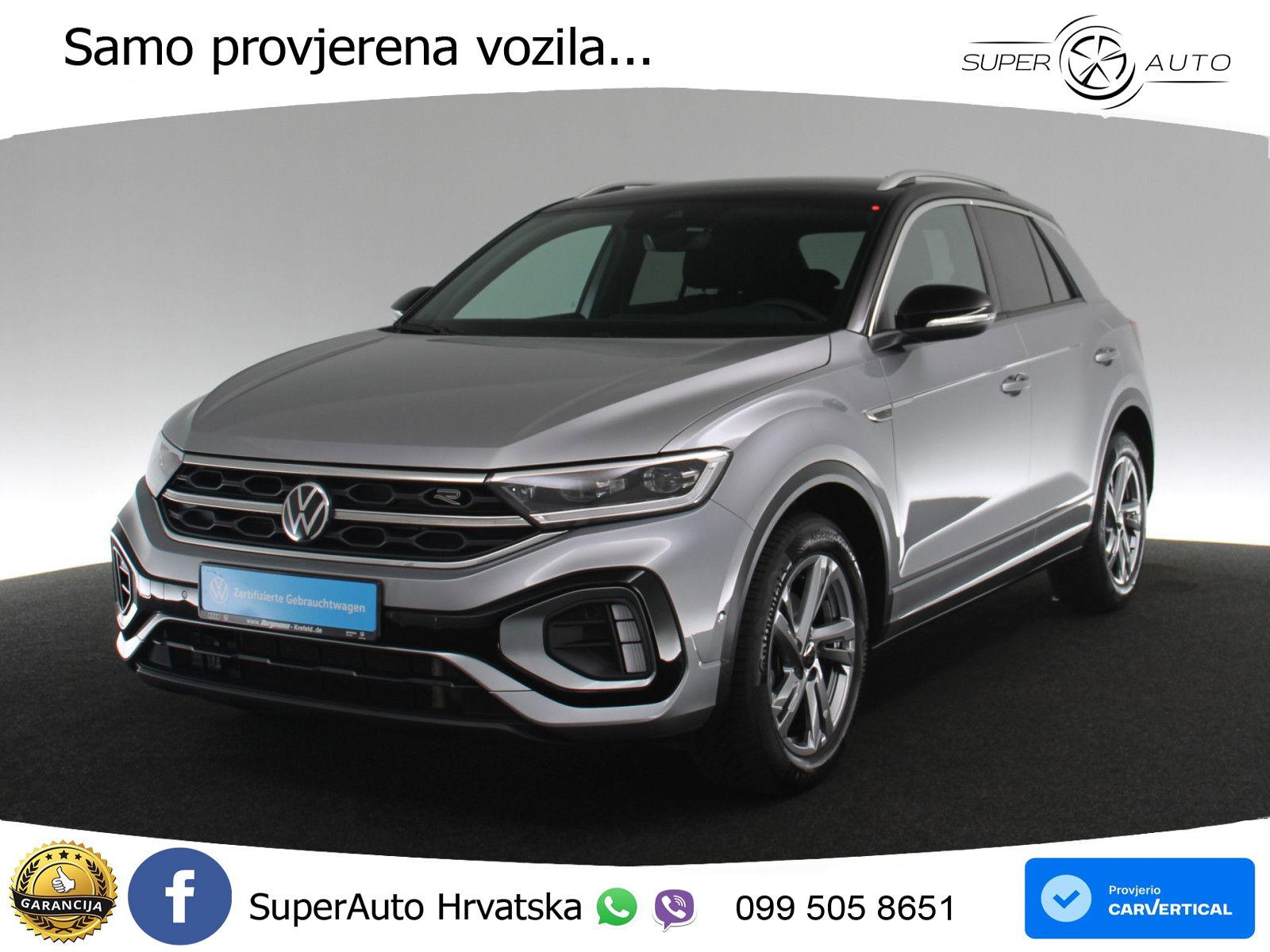 Volkswagen T-Roc 1.5 TSI (150 KS) DSG R-Line LED+GR SJED+ACC