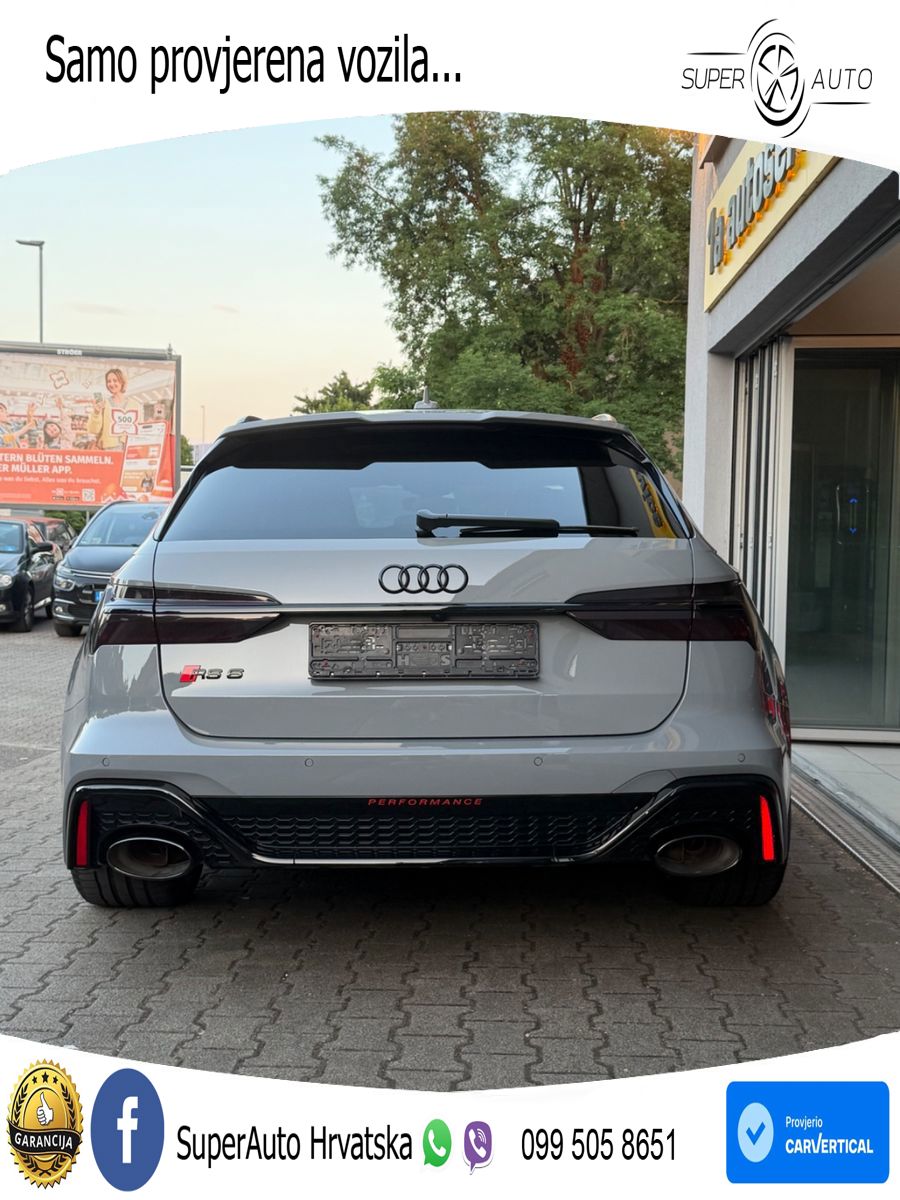 Audi RS6 Avant 4.0 TFSI V8 performance (630 KS)  quattro tiptronic LED+GR SJED+ACC