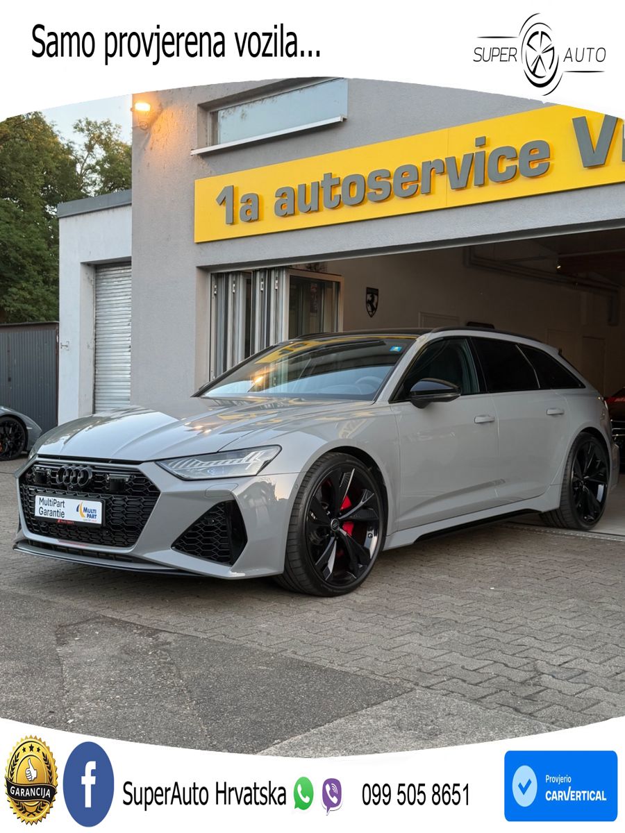 Audi RS6 Avant 4.0 TFSI V8 performance (630 KS)  quattro tiptronic LED+GR SJED+ACC