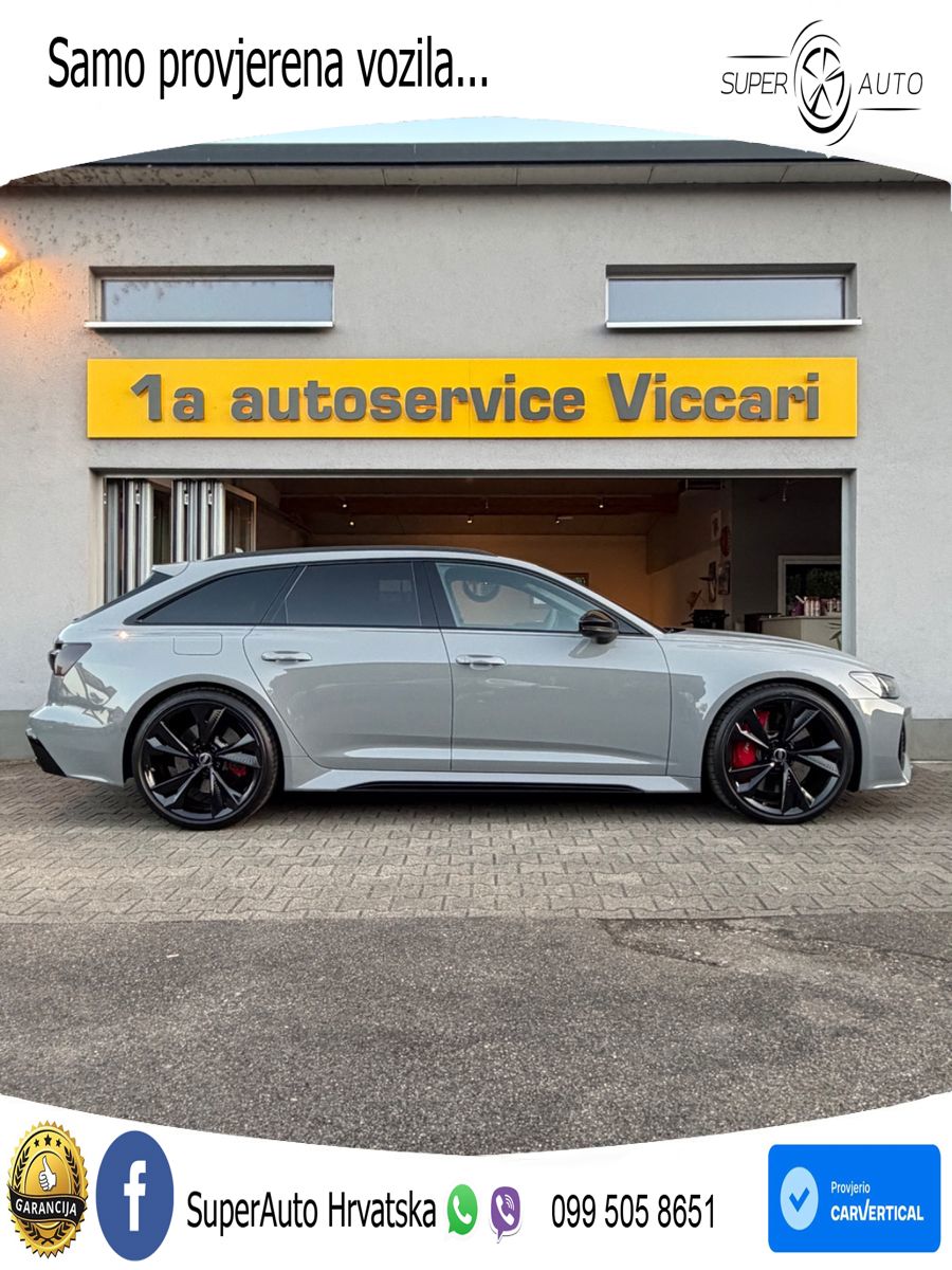 Audi RS6 Avant 4.0 TFSI V8 performance (630 KS)  quattro tiptronic LED+GR SJED+ACC