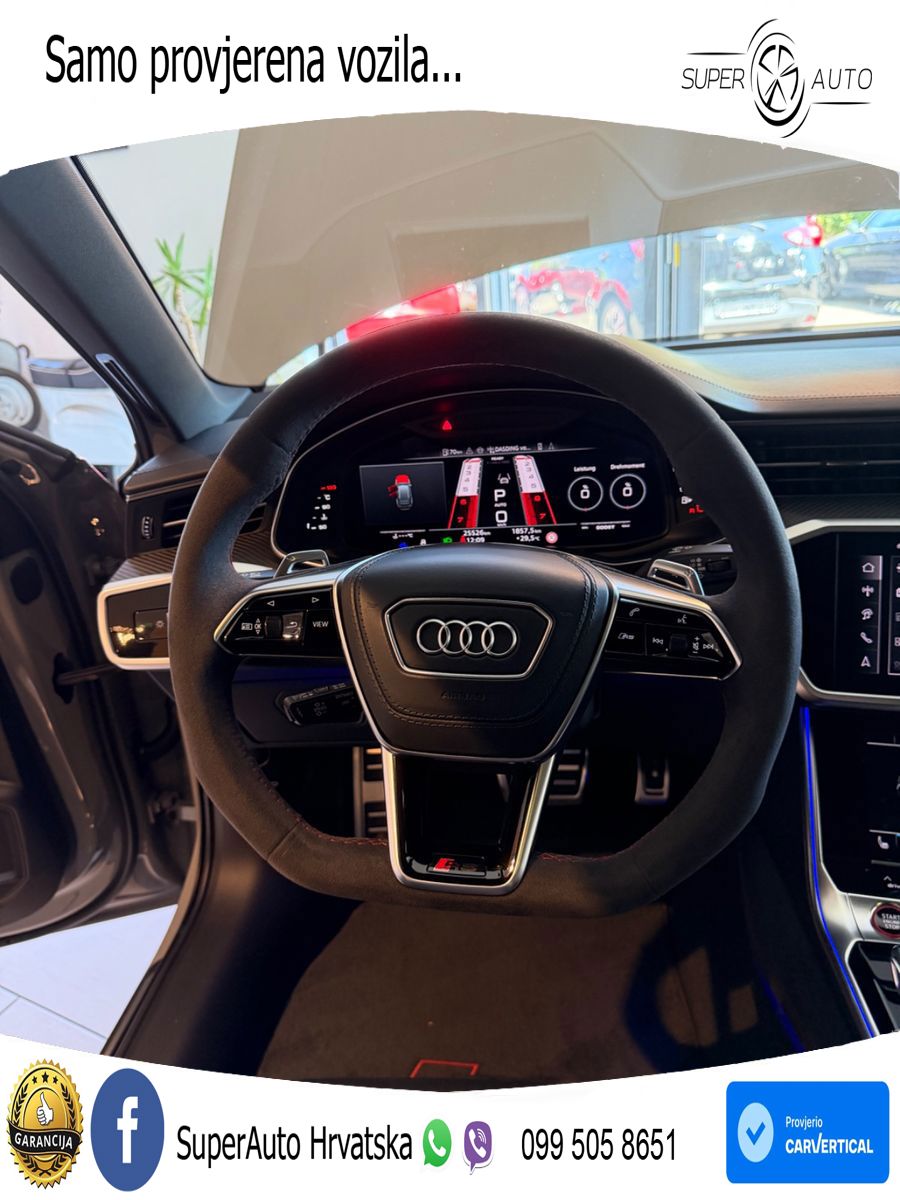 Audi RS6 Avant 4.0 TFSI V8 performance (630 KS)  quattro tiptronic LED+GR SJED+ACC