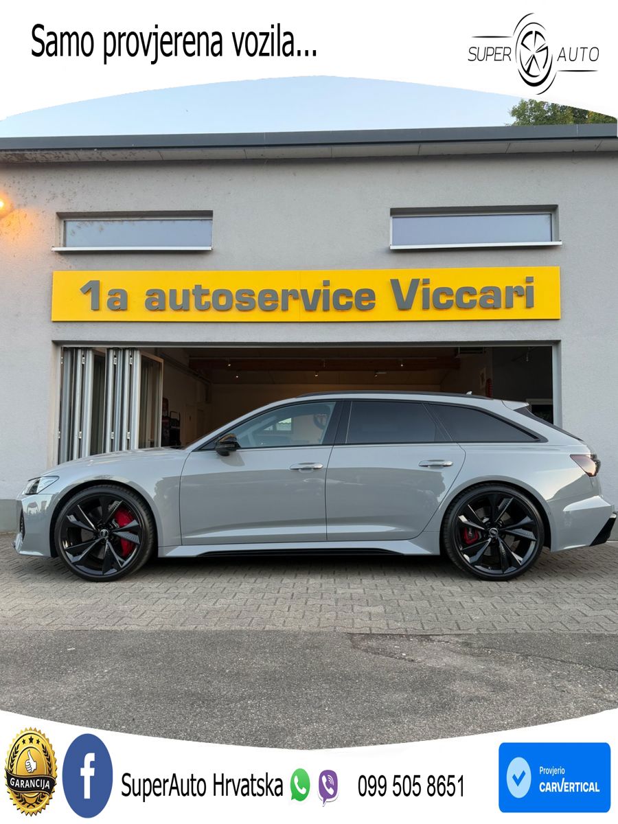 Audi RS6 Avant 4.0 TFSI V8 performance (630 KS)  quattro tiptronic LED+GR SJED+ACC