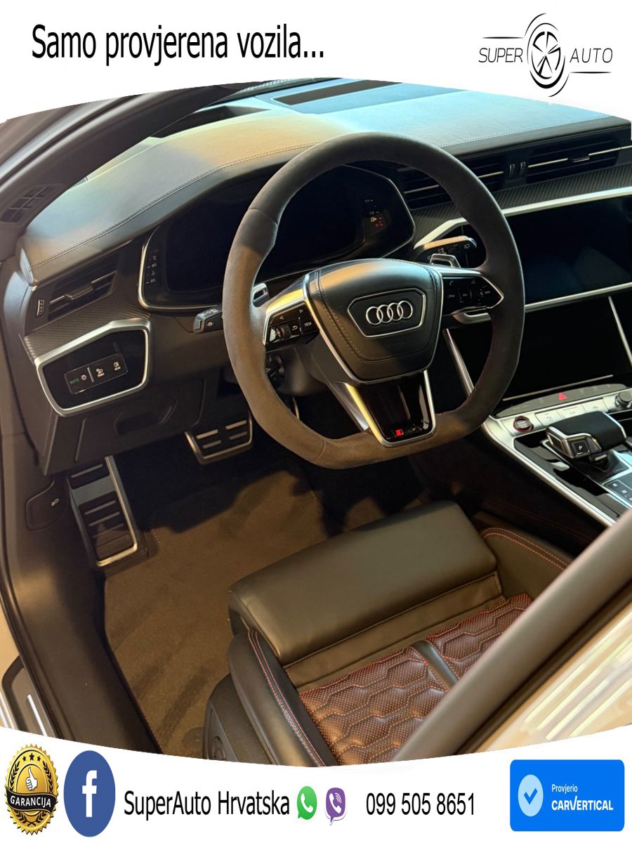 Audi RS6 Avant 4.0 TFSI V8 performance (630 KS)  quattro tiptronic LED+GR SJED+ACC