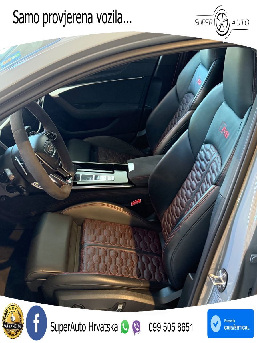 Audi RS6 Avant 4.0 TFSI V8 performance (630 KS)  quattro tiptronic LED+GR SJED+ACC