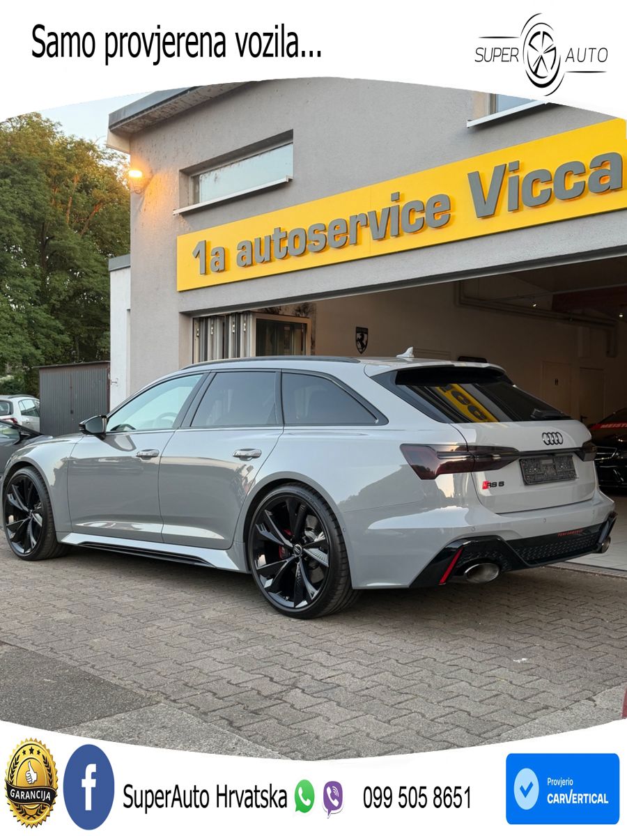 Audi RS6 Avant 4.0 TFSI V8 performance (630 KS)  quattro tiptronic LED+GR SJED+ACC