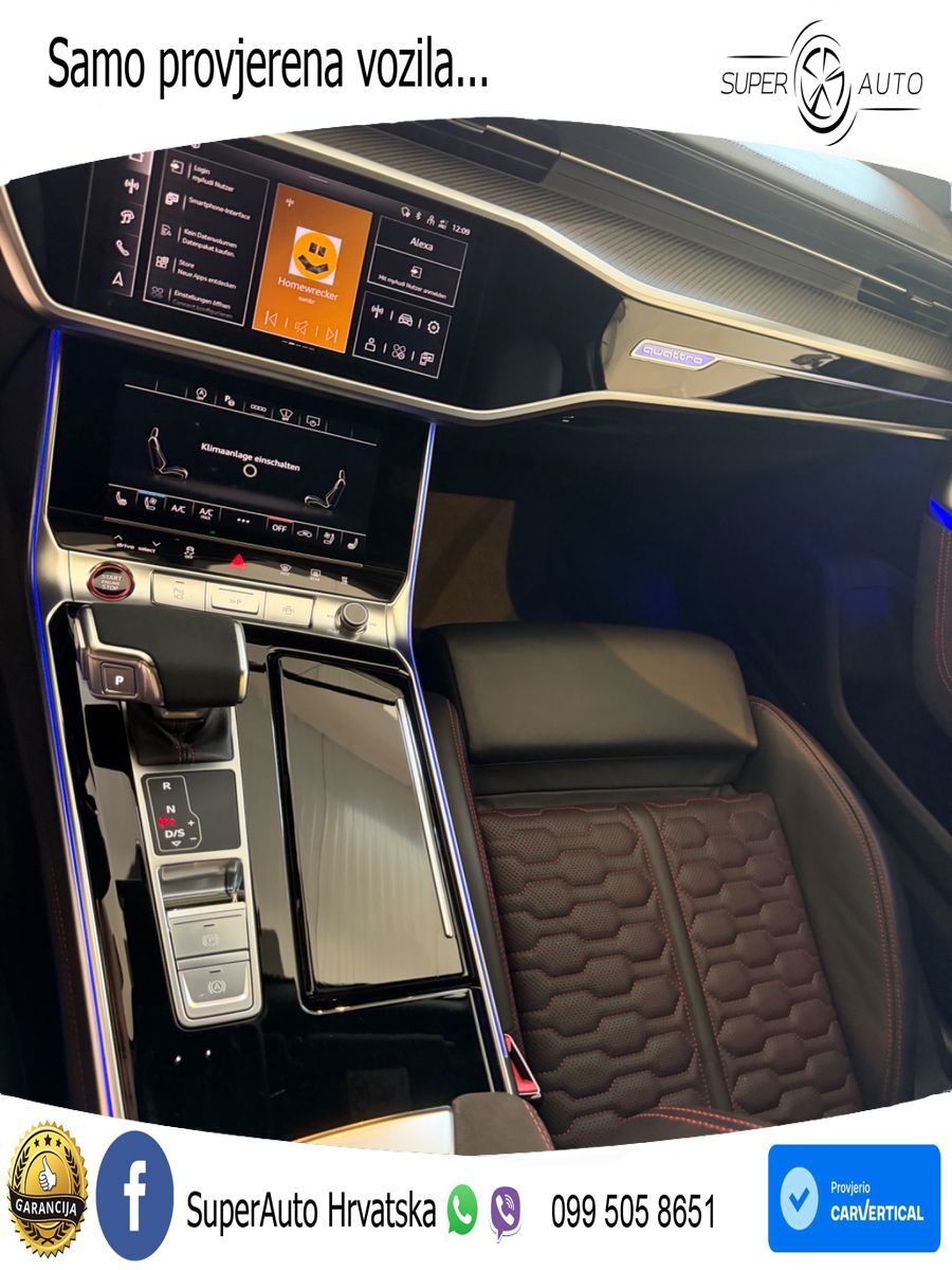 Audi RS6 Avant 4.0 TFSI V8 performance (630 KS)  quattro tiptronic LED+GR SJED+ACC
