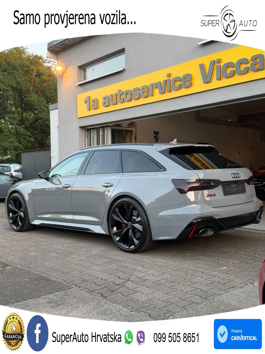 Audi RS6 Avant 4.0 TFSI V8 performance (630 KS)  quattro tiptronic LED+GR SJED+ACC