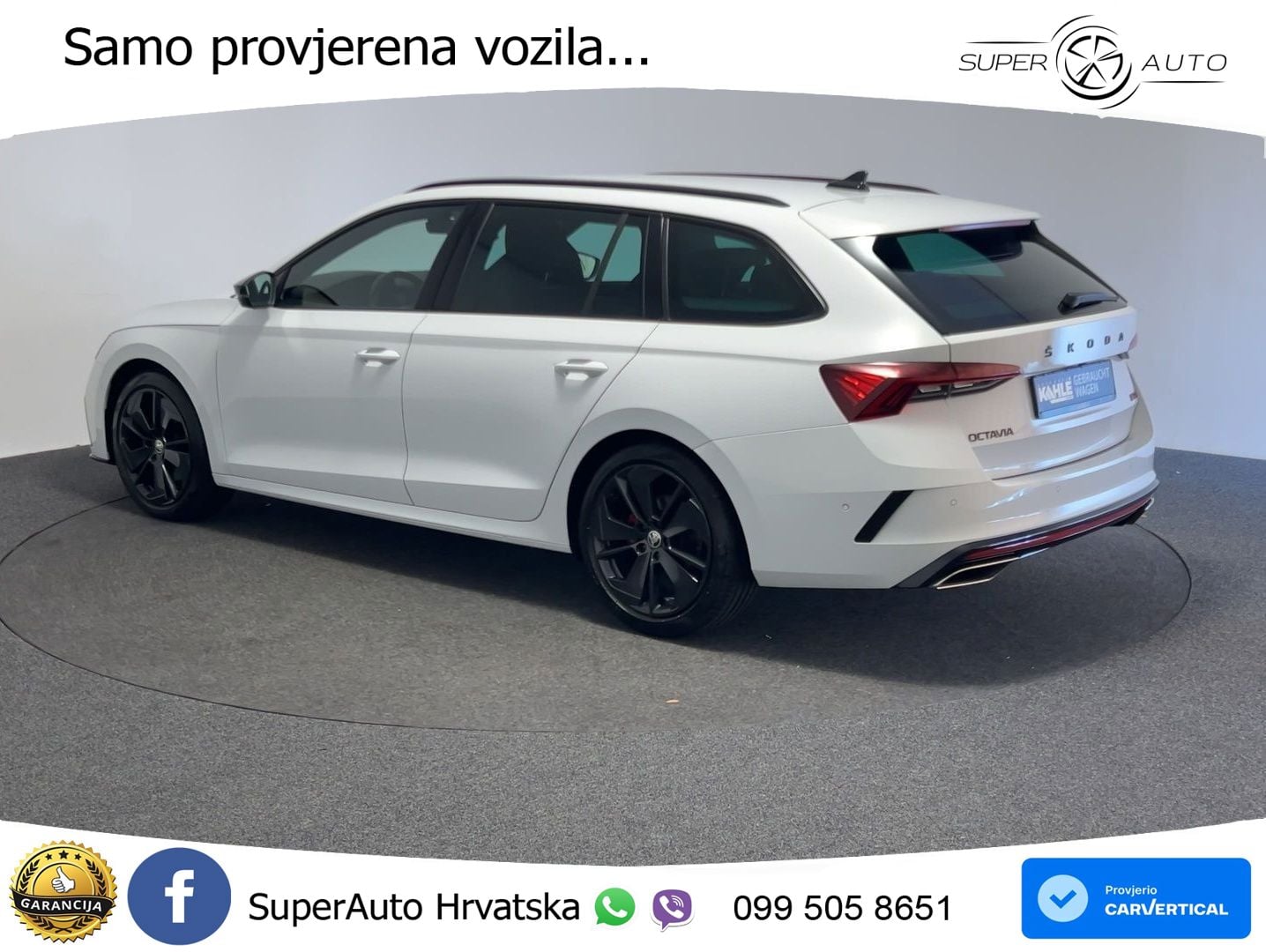 Škoda Octavia Combi RS 2.0 TDI (200 KS) DSG LED+GR SJED+ACC