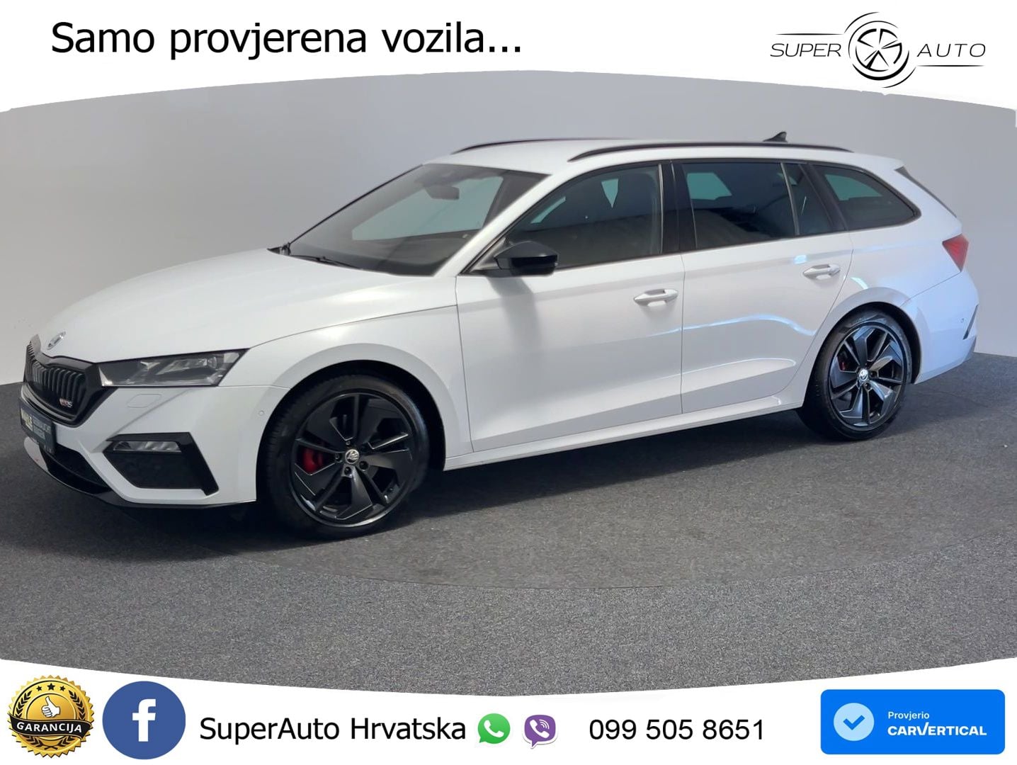 Škoda Octavia Combi RS 2.0 TDI (200 KS) DSG LED+GR SJED+ACC