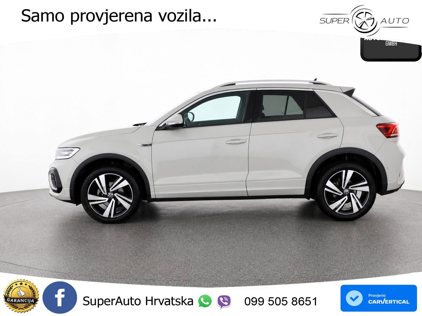 Volkswagen T-Roc 1.5 TSI (150 KS) DSG R-Line LED+GR SJED+ACC