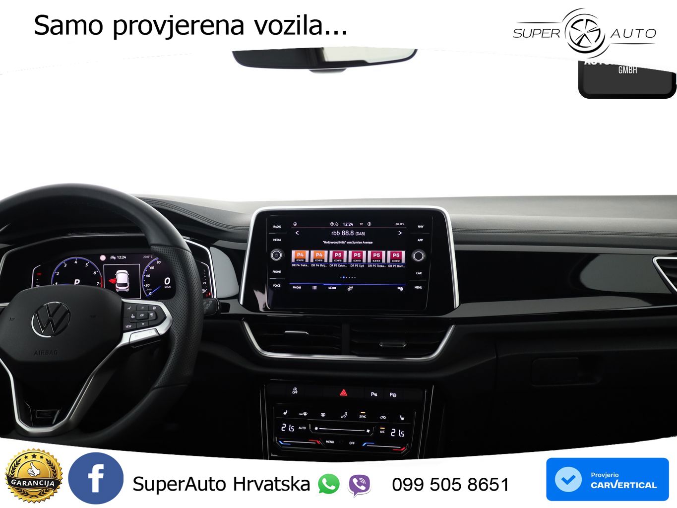 Volkswagen T-Roc 1.5 TSI (150 KS) DSG R-Line LED+GR SJED+ACC