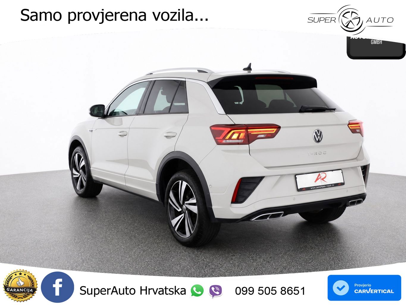 Volkswagen T-Roc 1.5 TSI (150 KS) DSG R-Line LED+GR SJED+ACC