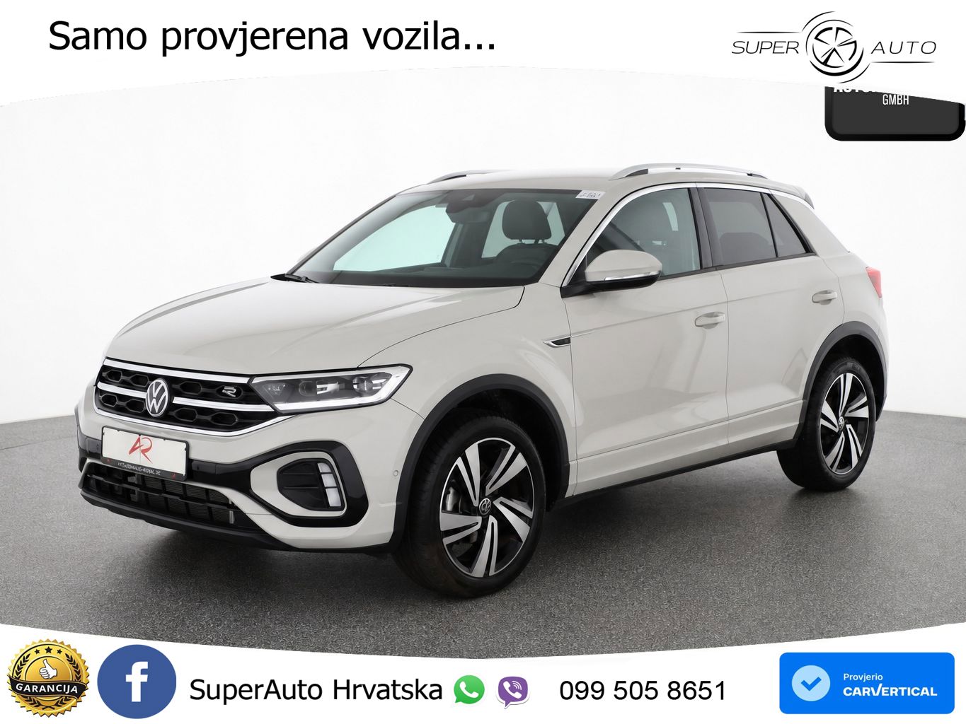 Volkswagen T-Roc 1.5 TSI (150 KS) DSG R-Line LED+GR SJED+ACC