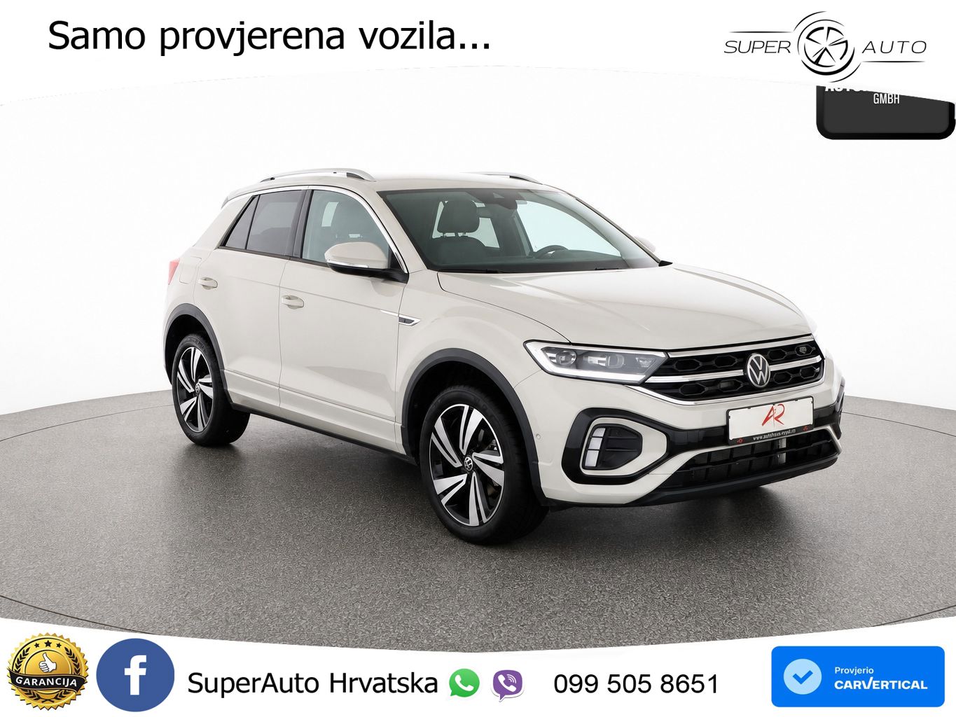 Volkswagen T-Roc 1.5 TSI (150 KS) DSG R-Line LED+GR SJED+ACC