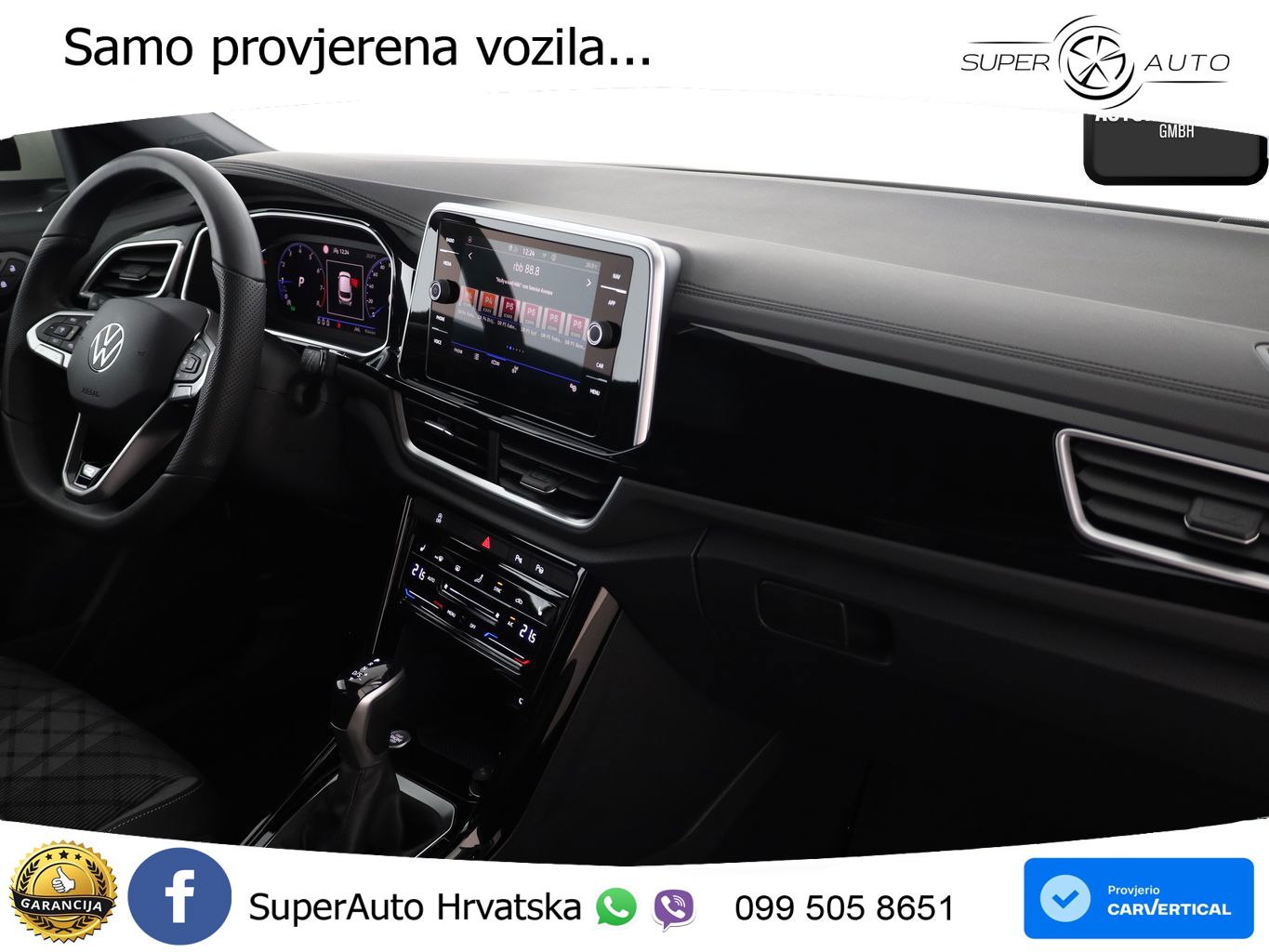 Volkswagen T-Roc 1.5 TSI (150 KS) DSG R-Line LED+GR SJED+ACC