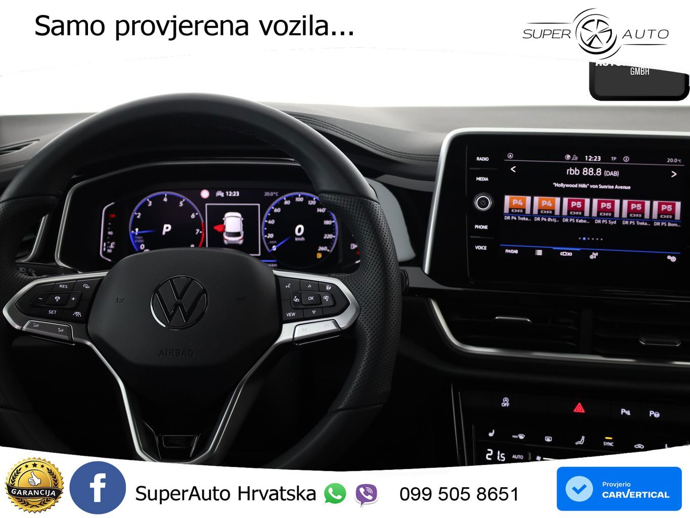 Volkswagen T-Roc 1.5 TSI (150 KS) DSG R-Line LED+GR SJED+ACC