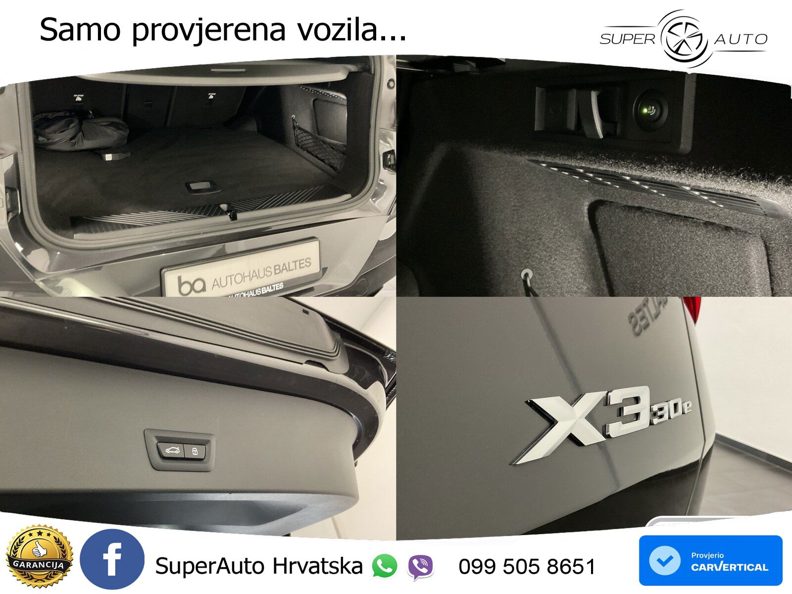 BMW X3 30e xDrive Steptronic M Sport LED+GR SJED+ACC