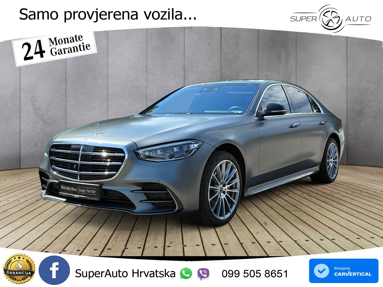 Mercedes S 580 V8 (503 KS) EQ Boost 4MATIC 9G-TRONIC AMG ACC+HEAD+4xGR SJED+360+PANO