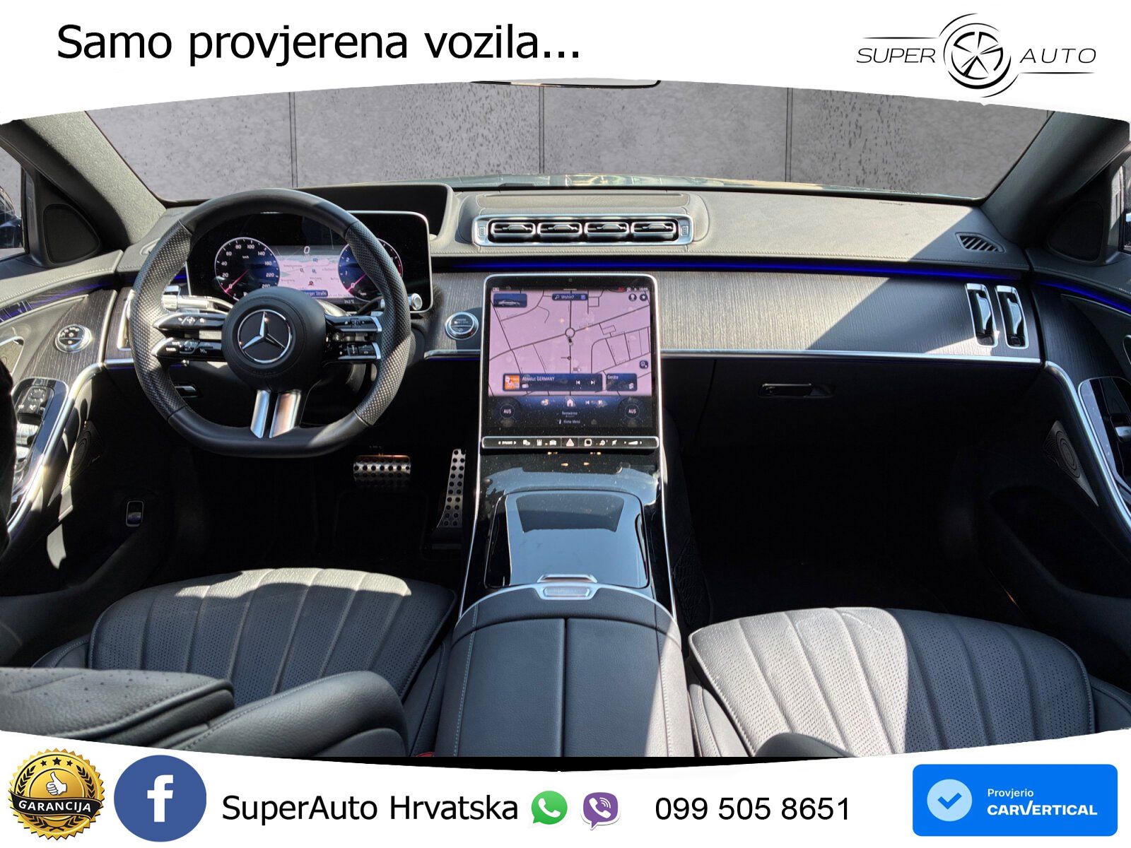 Mercedes S 580 V8 (503 KS) EQ Boost 4MATIC 9G-TRONIC AMG ACC+HEAD+4xGR SJED+360+PANO