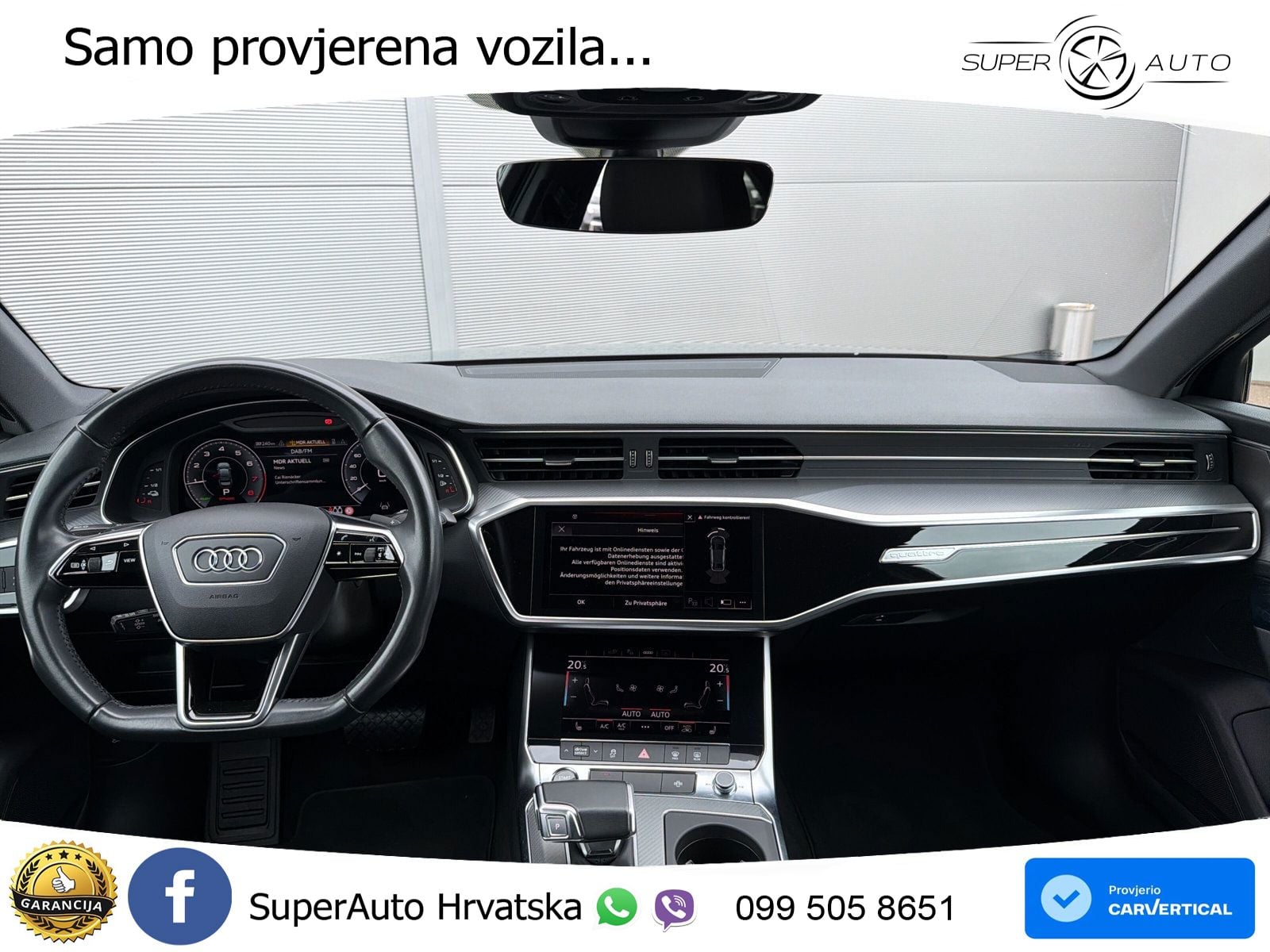 Audi A6 50 TFSIe (299 KS) quattro ultra S tronic LED+GR SJED+ACC