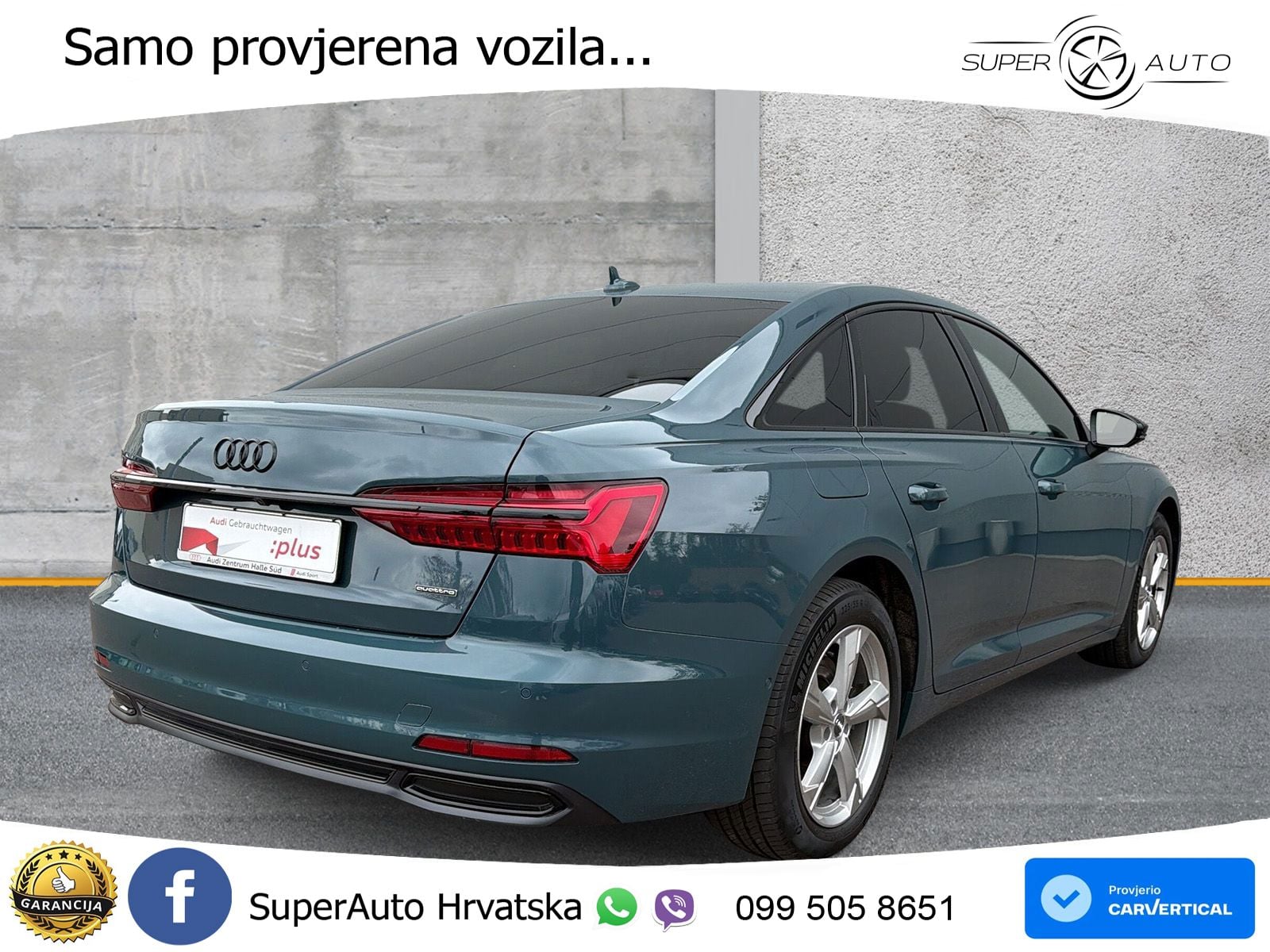 Audi A6 50 TFSIe (299 KS) quattro ultra S tronic LED+GR SJED+ACC