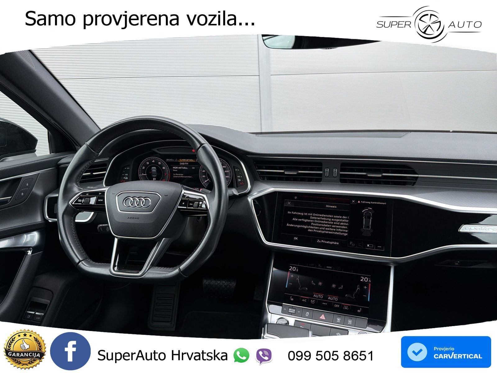 Audi A6 50 TFSIe (299 KS) quattro ultra S tronic LED+GR SJED+ACC