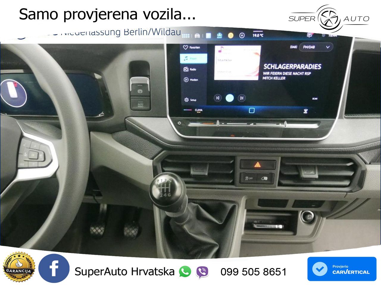 Volkswagen Crafter Kasten Lang AHK GJR RFK Klima AppConnect 140 KS