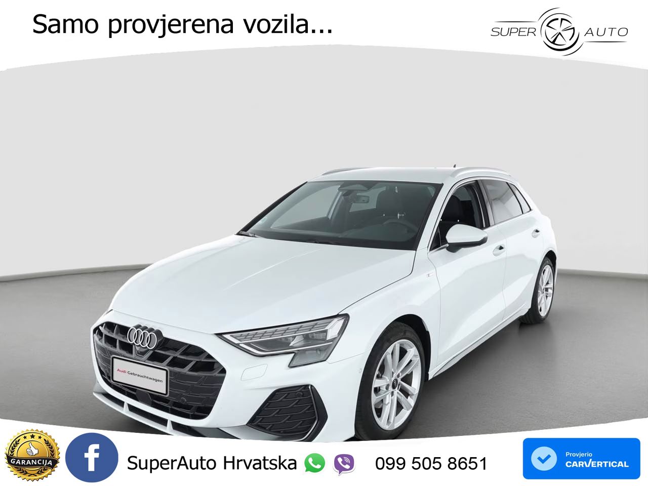 Audi A3 Sportback 30 TFSI (116 KS) S line LED+GR SJED+ACC