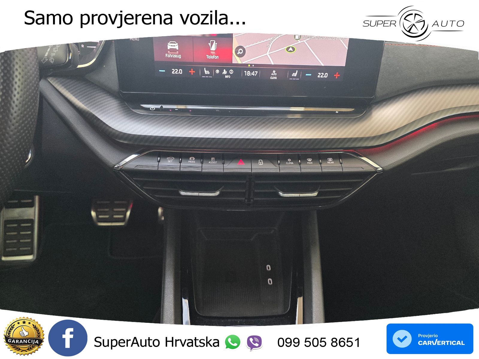 Škoda Octavia Combi RS 2.0 TDI (200 KS) 4x4 DSG LED+GR SJED+ACC