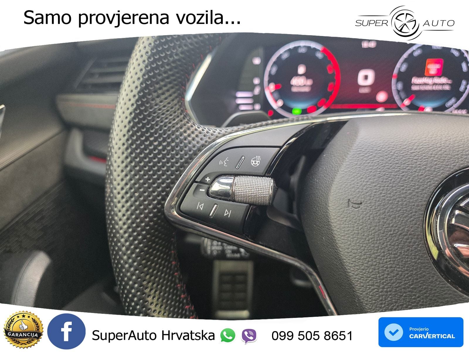 Škoda Octavia Combi RS 2.0 TDI (200 KS) 4x4 DSG LED+GR SJED+ACC