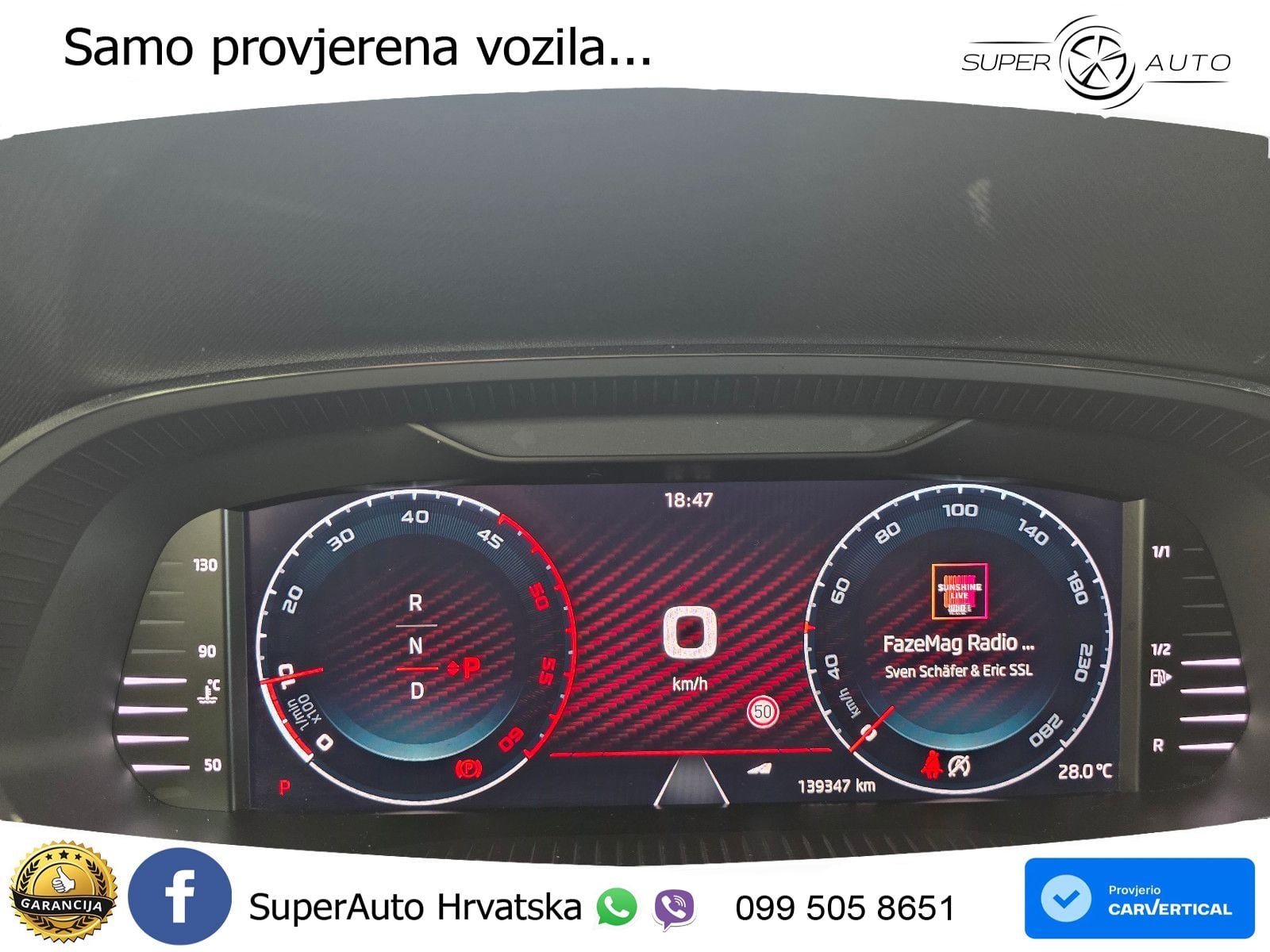 Škoda Octavia Combi RS 2.0 TDI (200 KS) 4x4 DSG LED+GR SJED+ACC