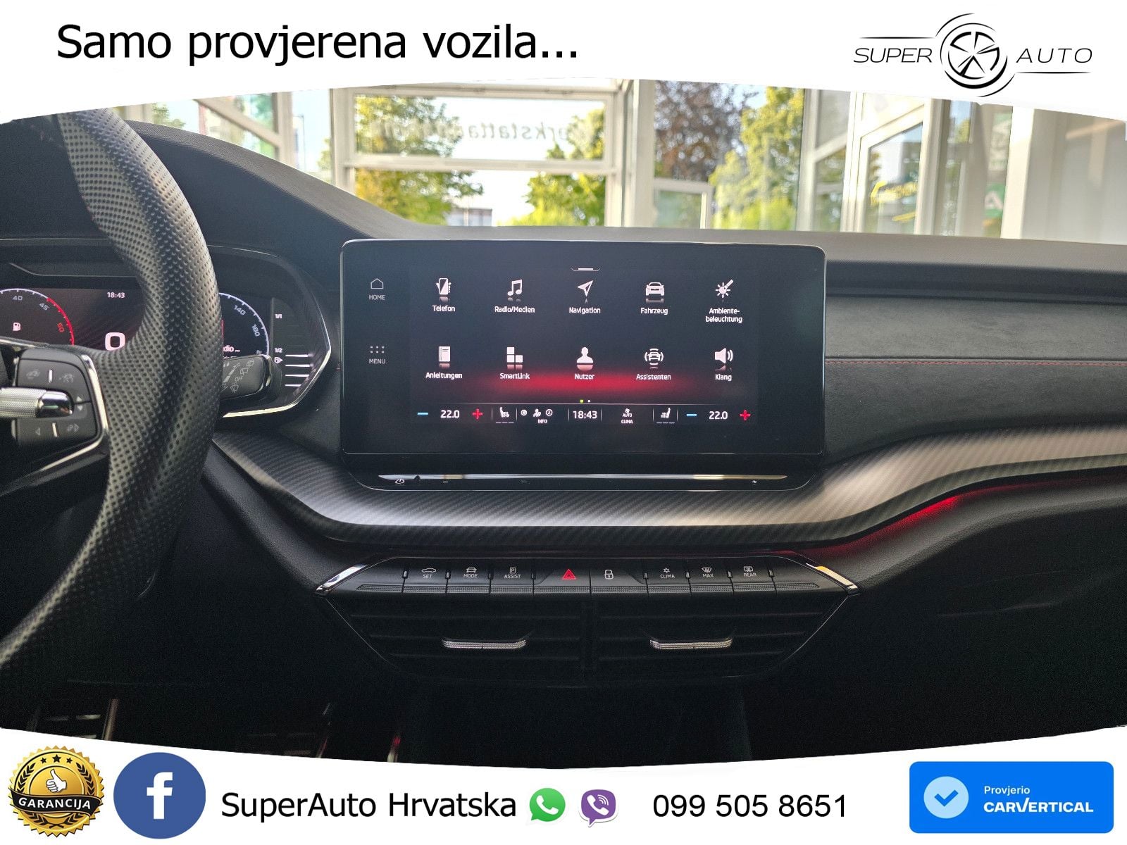 Škoda Octavia Combi RS 2.0 TDI (200 KS) 4x4 DSG LED+GR SJED+ACC