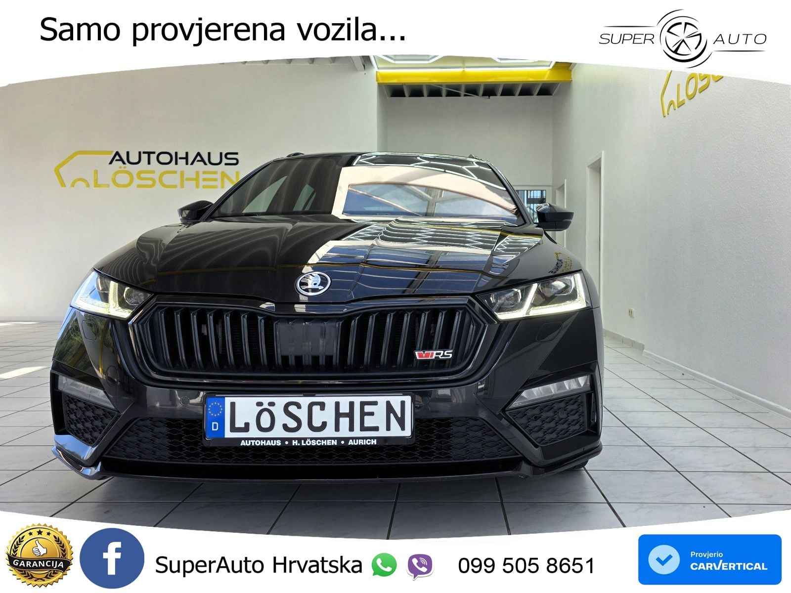 Škoda Octavia Combi RS 2.0 TDI (200 KS) 4x4 DSG LED+GR SJED+ACC