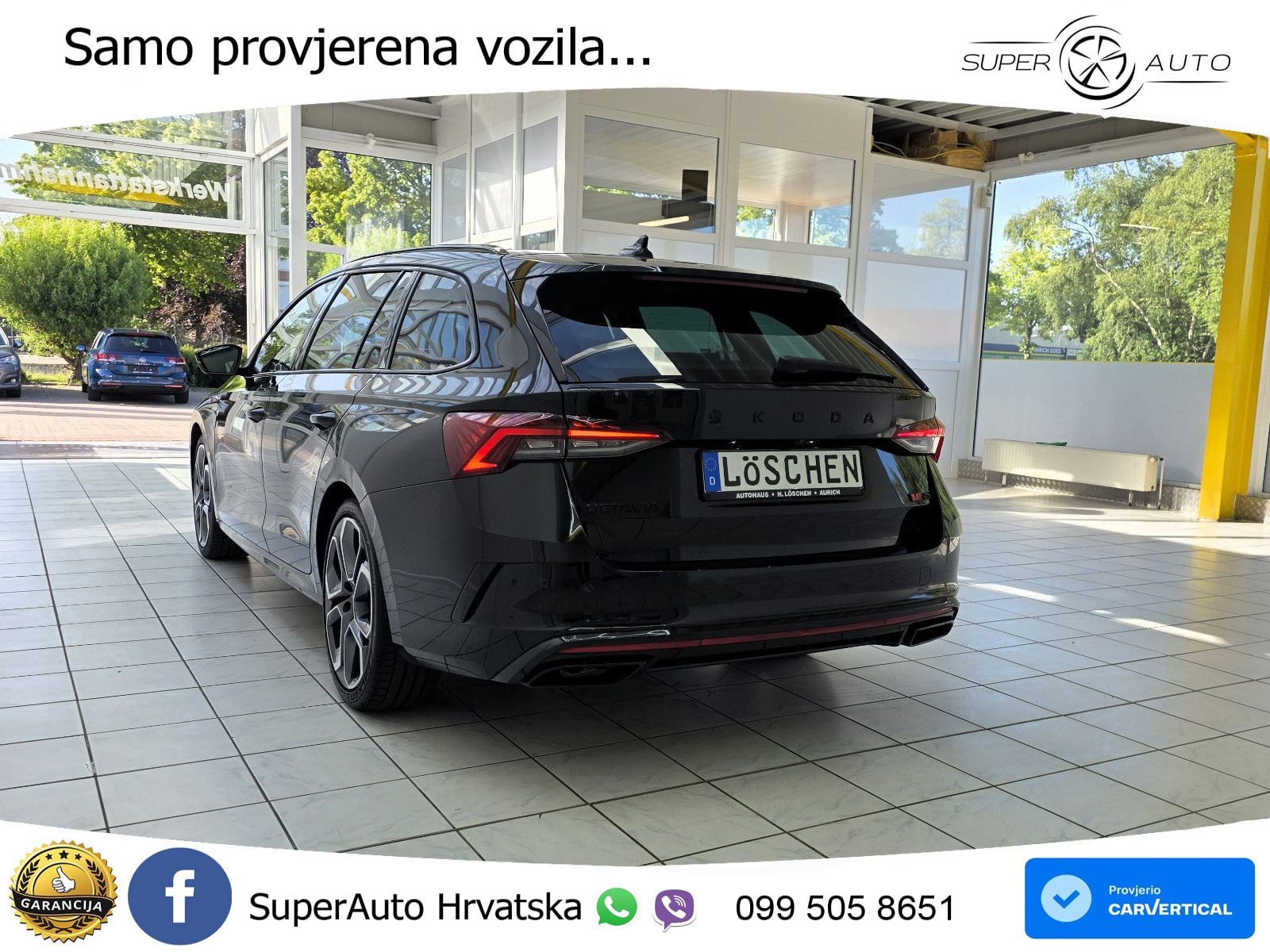 Škoda Octavia Combi RS 2.0 TDI (200 KS) 4x4 DSG LED+GR SJED+ACC