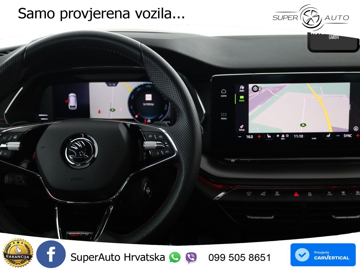 Škoda Octavia Combi RS 2.0 TDI (200 KS) 4x4 DSG LED+GR SJED+ACC