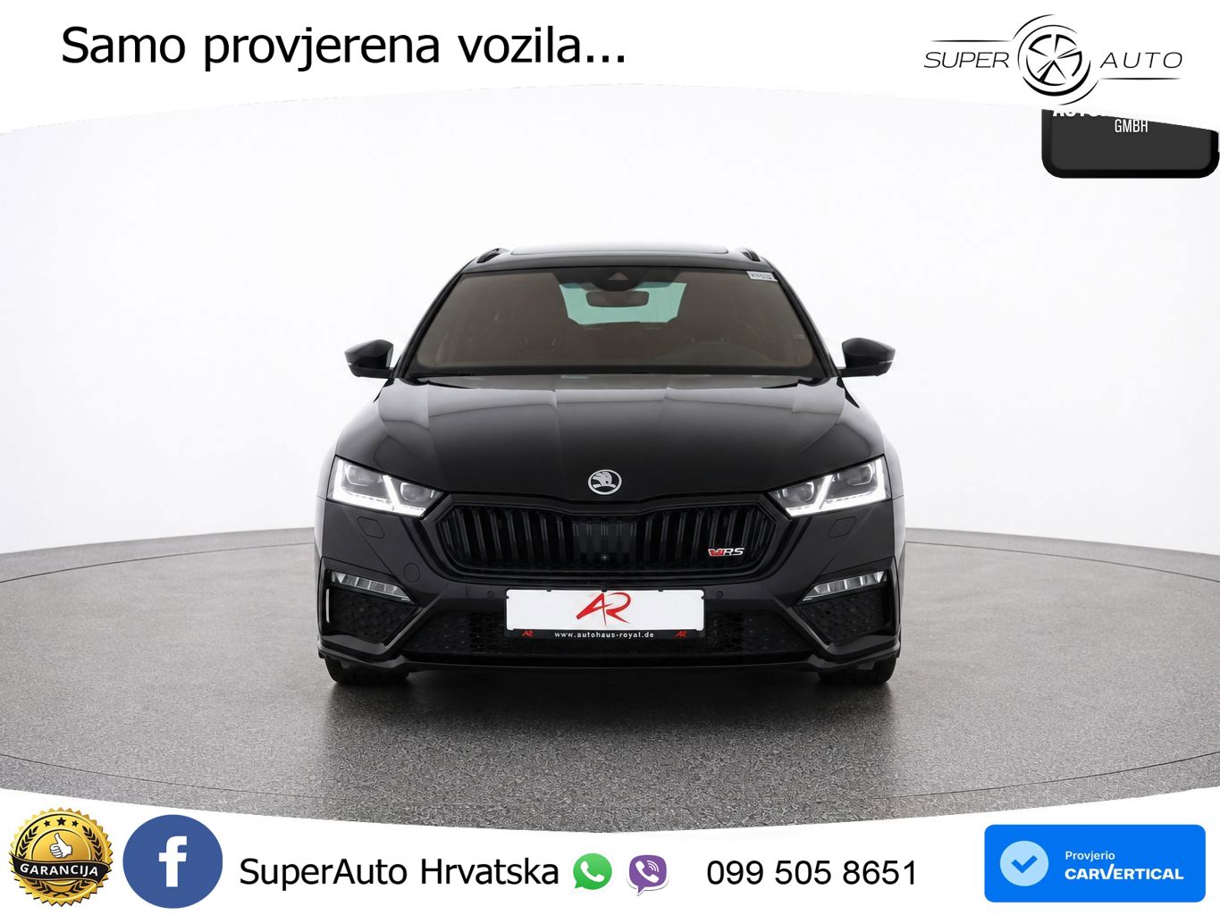 Škoda Octavia Combi RS 2.0 TDI (200 KS) 4x4 DSG LED+GR SJED+ACC