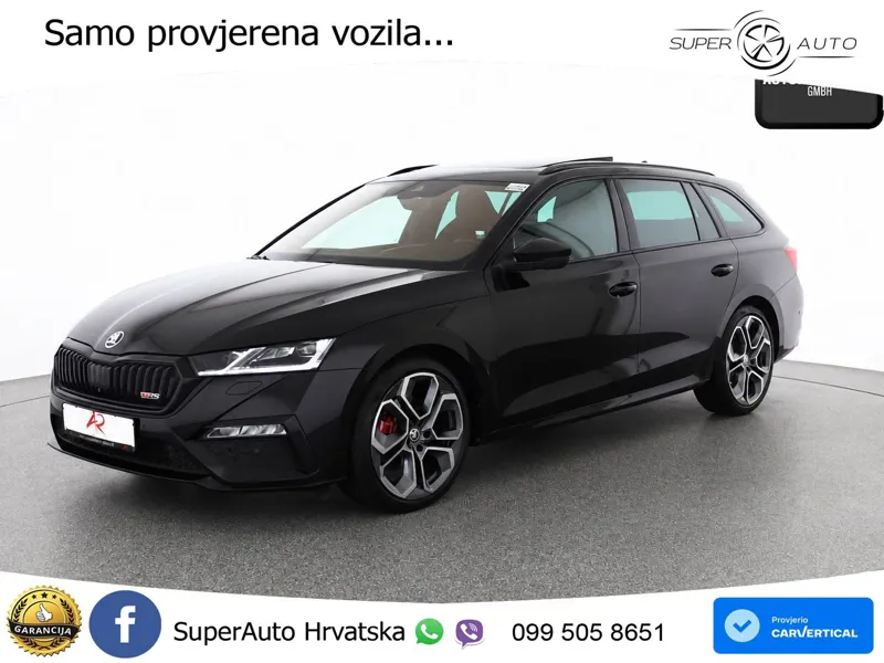 Škoda Octavia Combi RS 2.0 TDI (200 KS) 4x4 DSG LED+GR SJED+ACC
