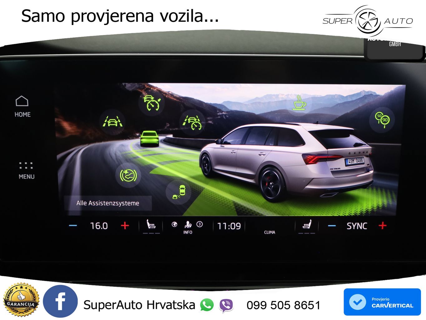 Škoda Octavia Combi RS 2.0 TDI (200 KS) 4x4 DSG LED+GR SJED+ACC