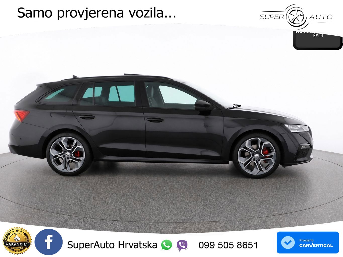Škoda Octavia Combi RS 2.0 TDI (200 KS) 4x4 DSG LED+GR SJED+ACC