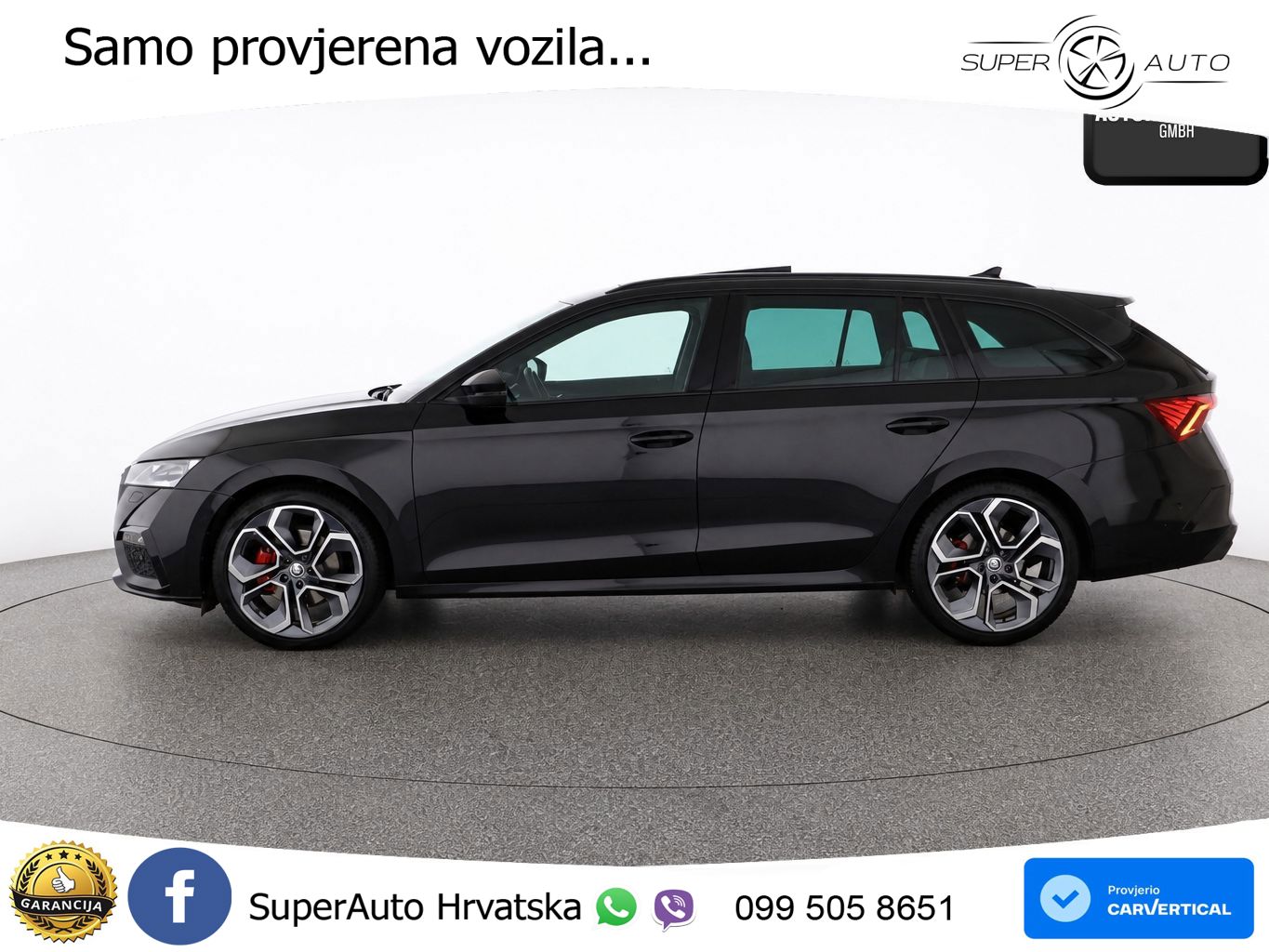 Škoda Octavia Combi RS 2.0 TDI (200 KS) 4x4 DSG LED+GR SJED+ACC